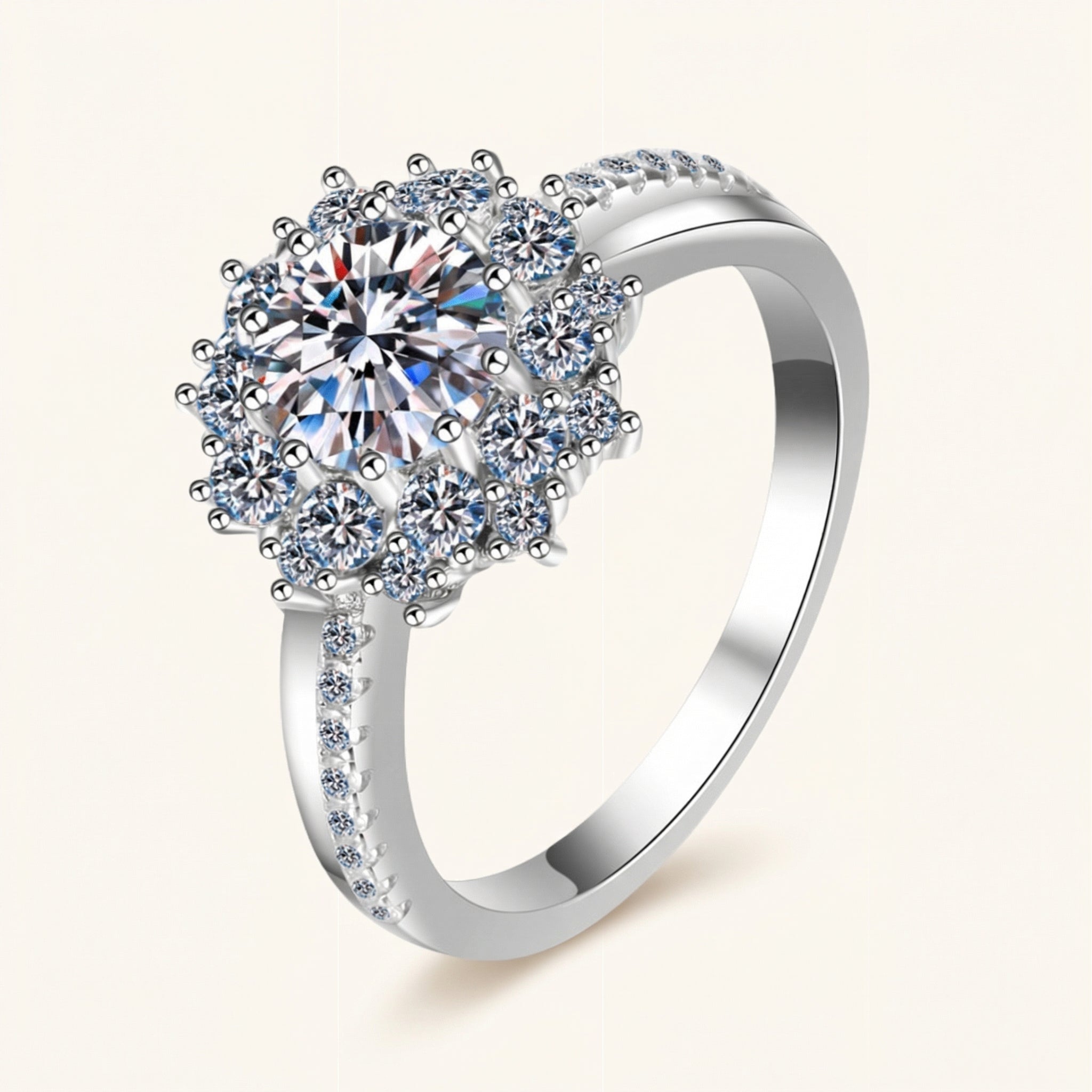 Shirin Moissanite Ring