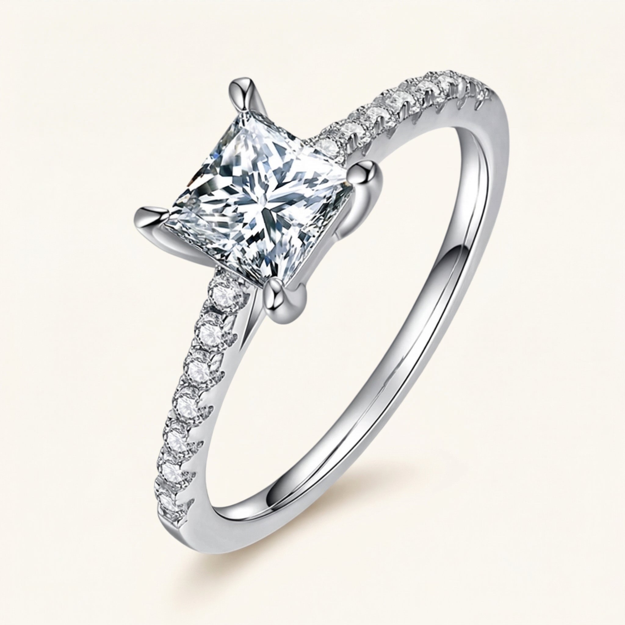 Rahaf Moissanite Ring