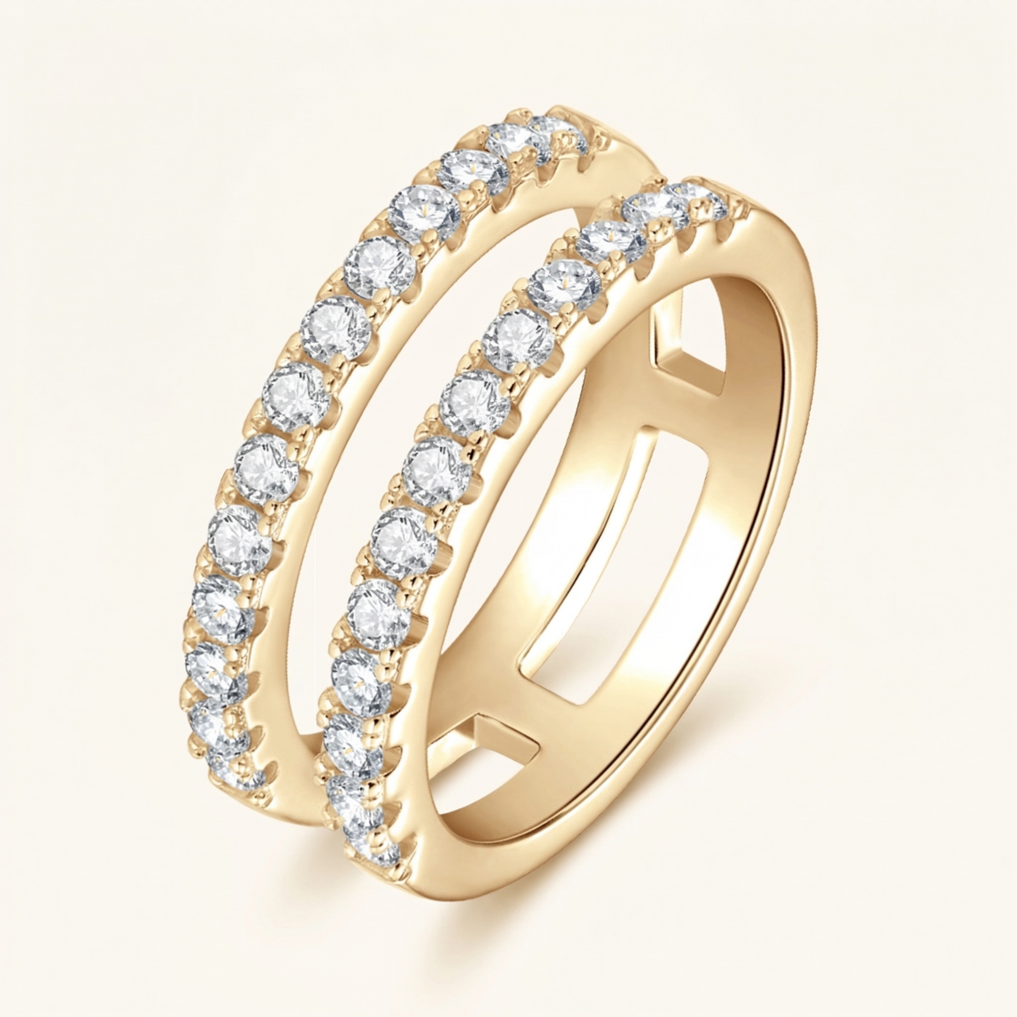 Zinab Moissanite Ring