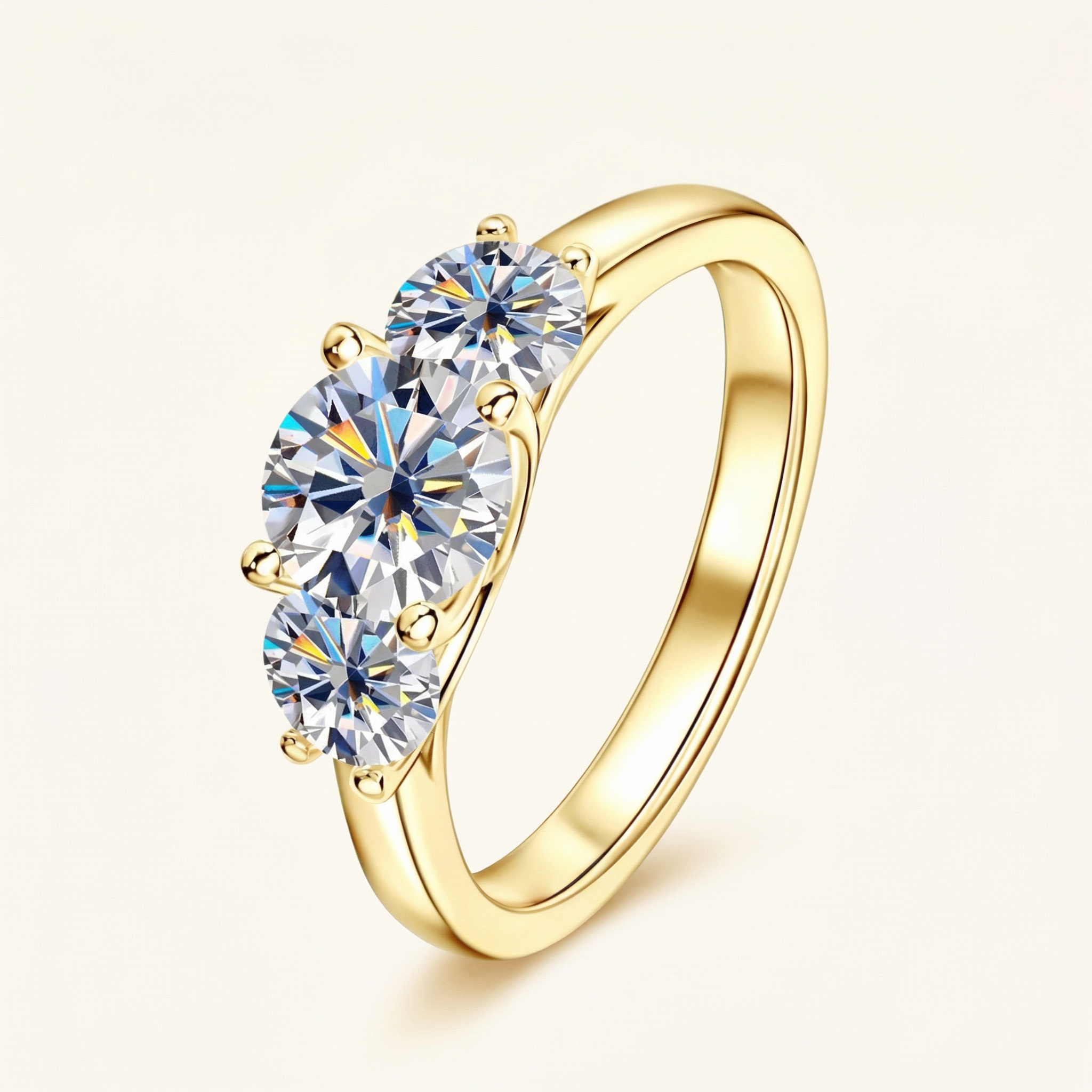 Dena Moissanite Ring