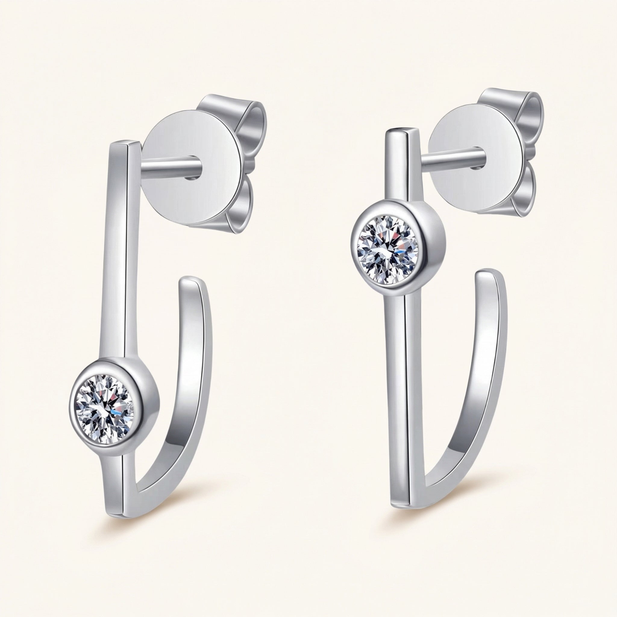 Fadwa Moissanite Earrings