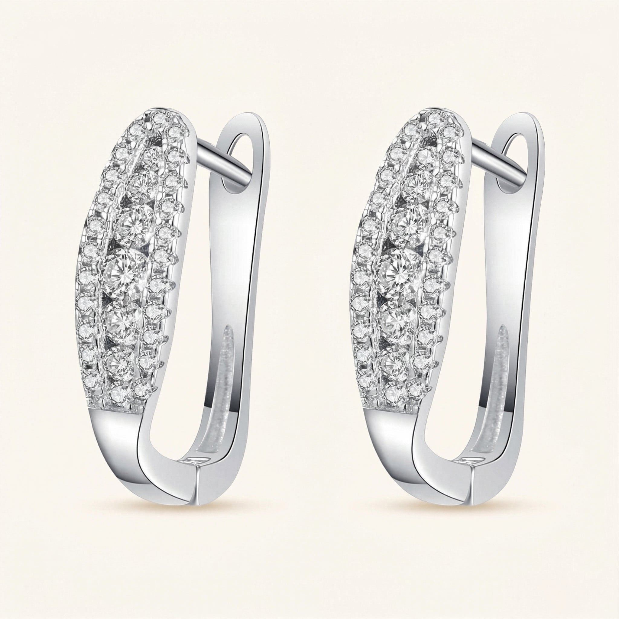 Mozah Moissanite Earrings