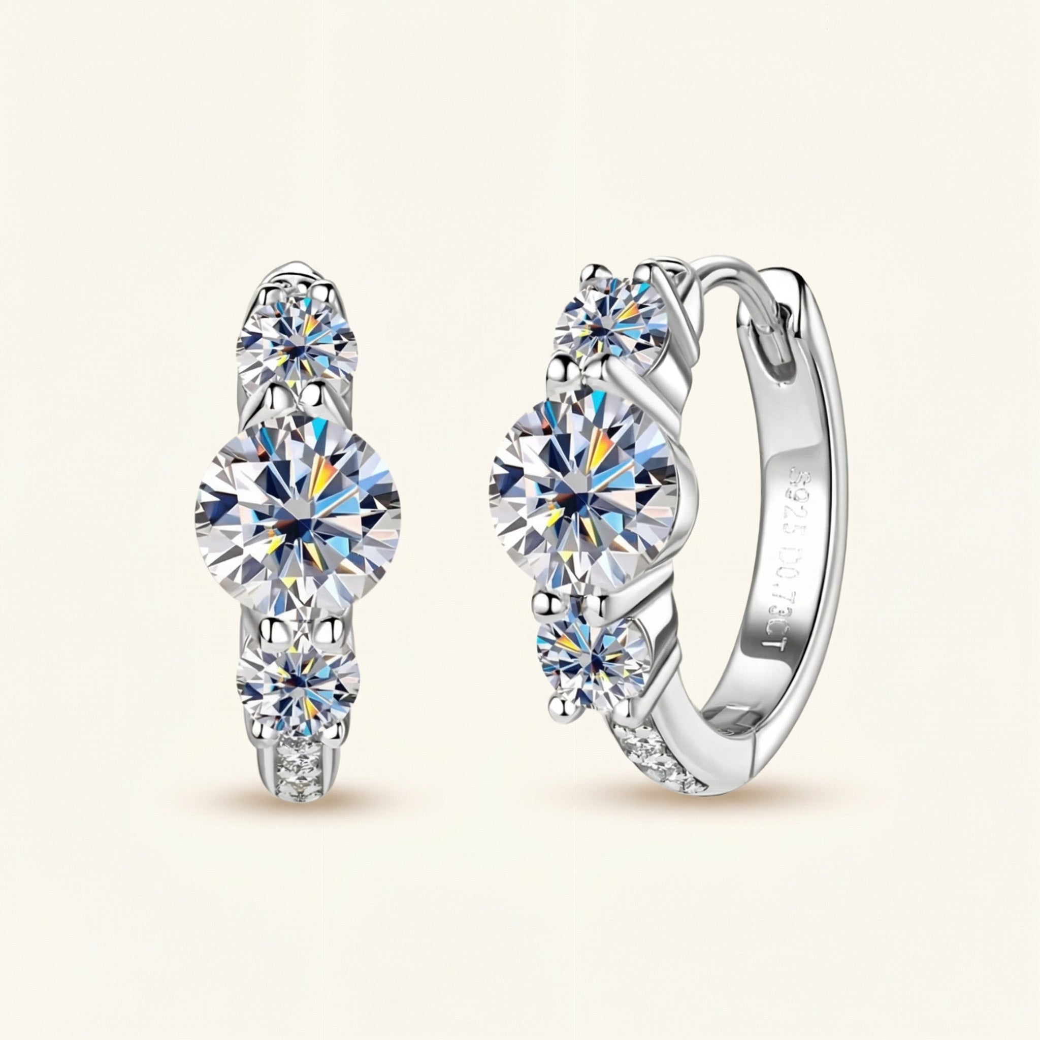 Walaa Moissanite Earrings