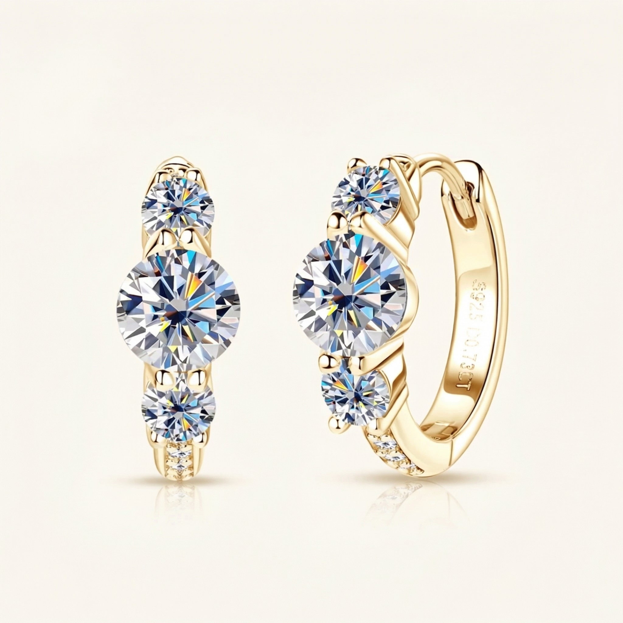Walaa Moissanite Earrings