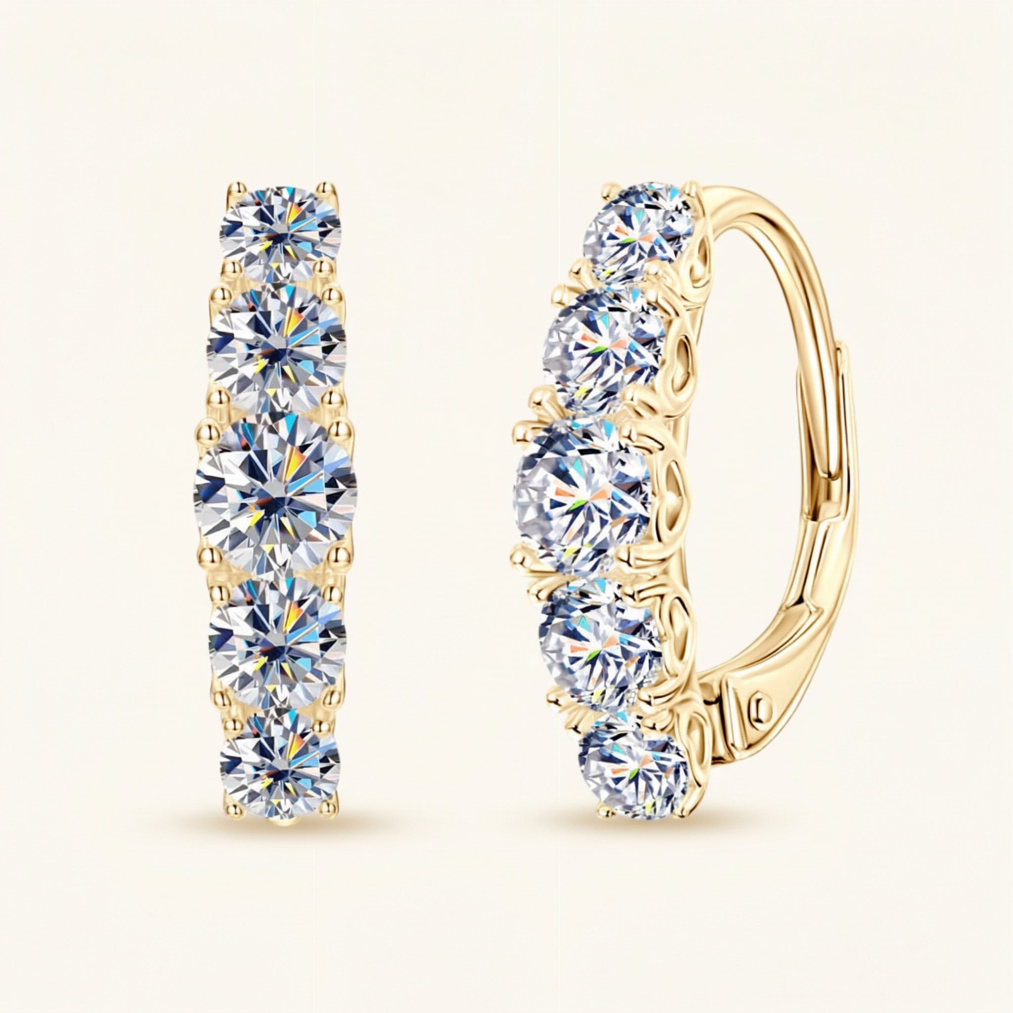Intisaar Moissanite Earrings
