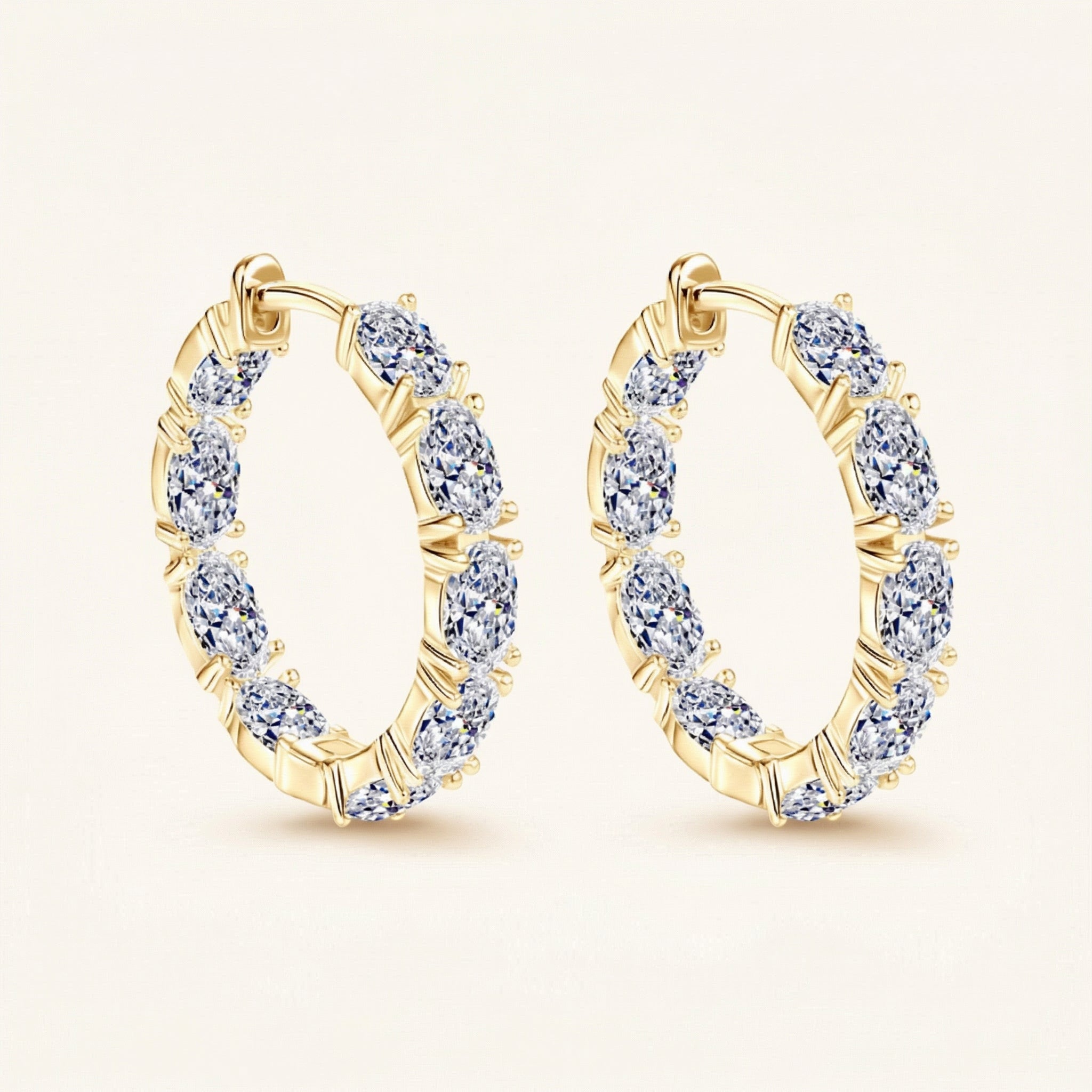 Howayda Moissanite Earrings