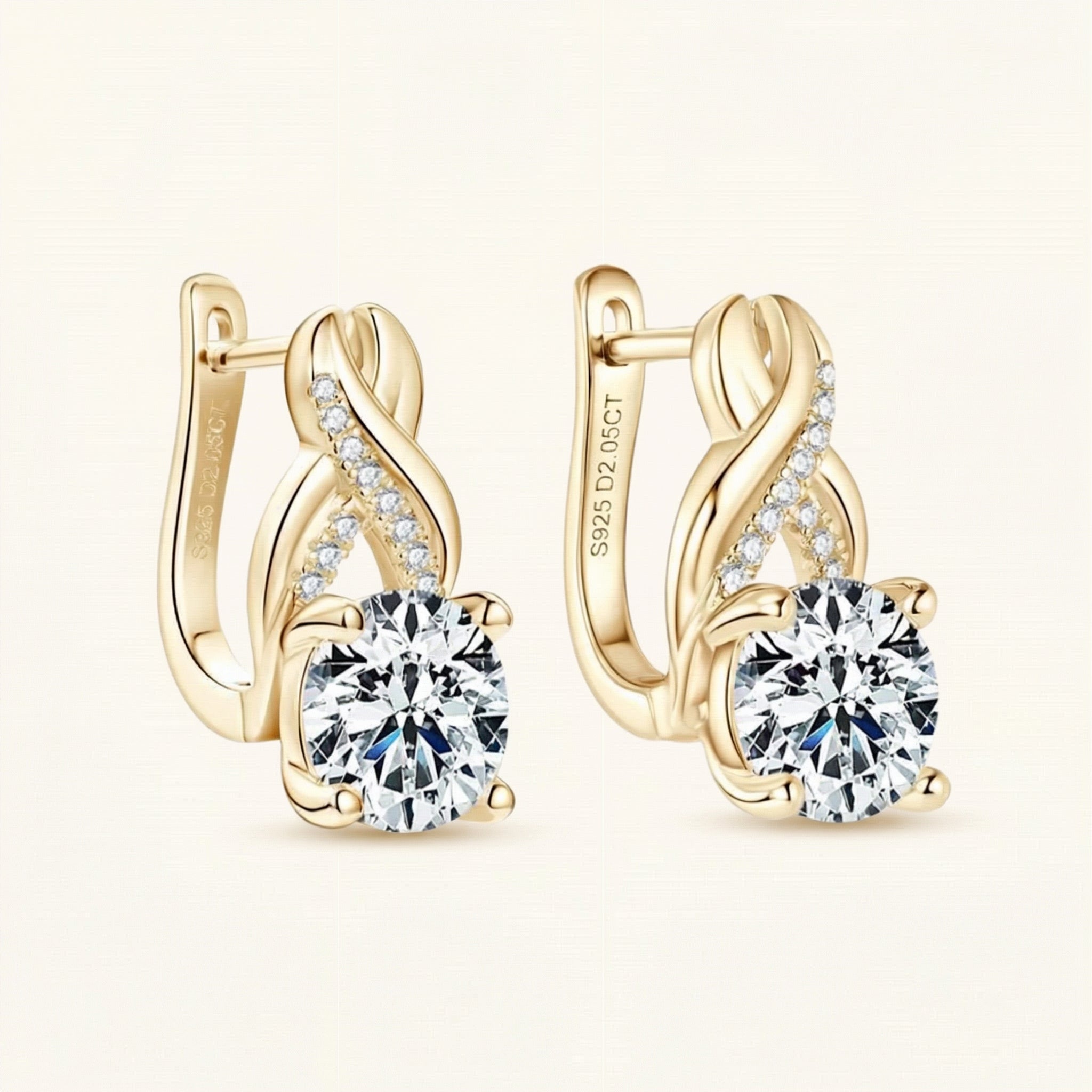 Nihad Moissanite Earrings