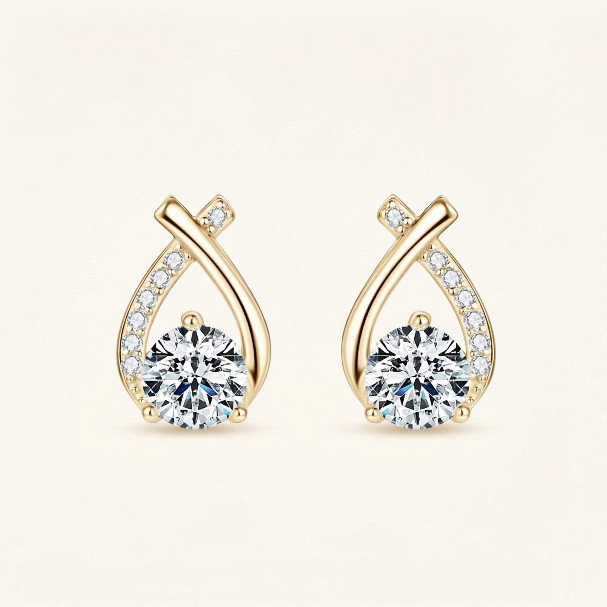 Kawkab Moissanite Earrings