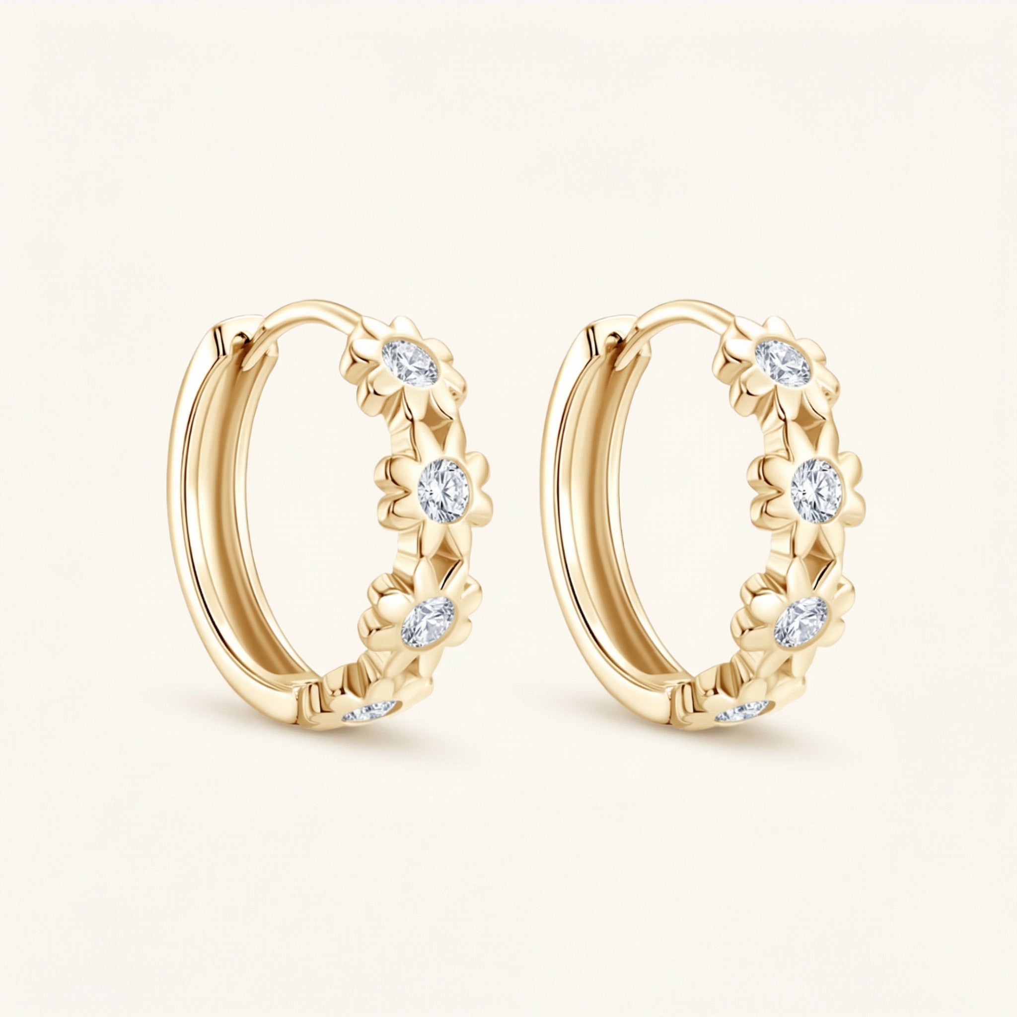 Rushda Moissanite Earrings