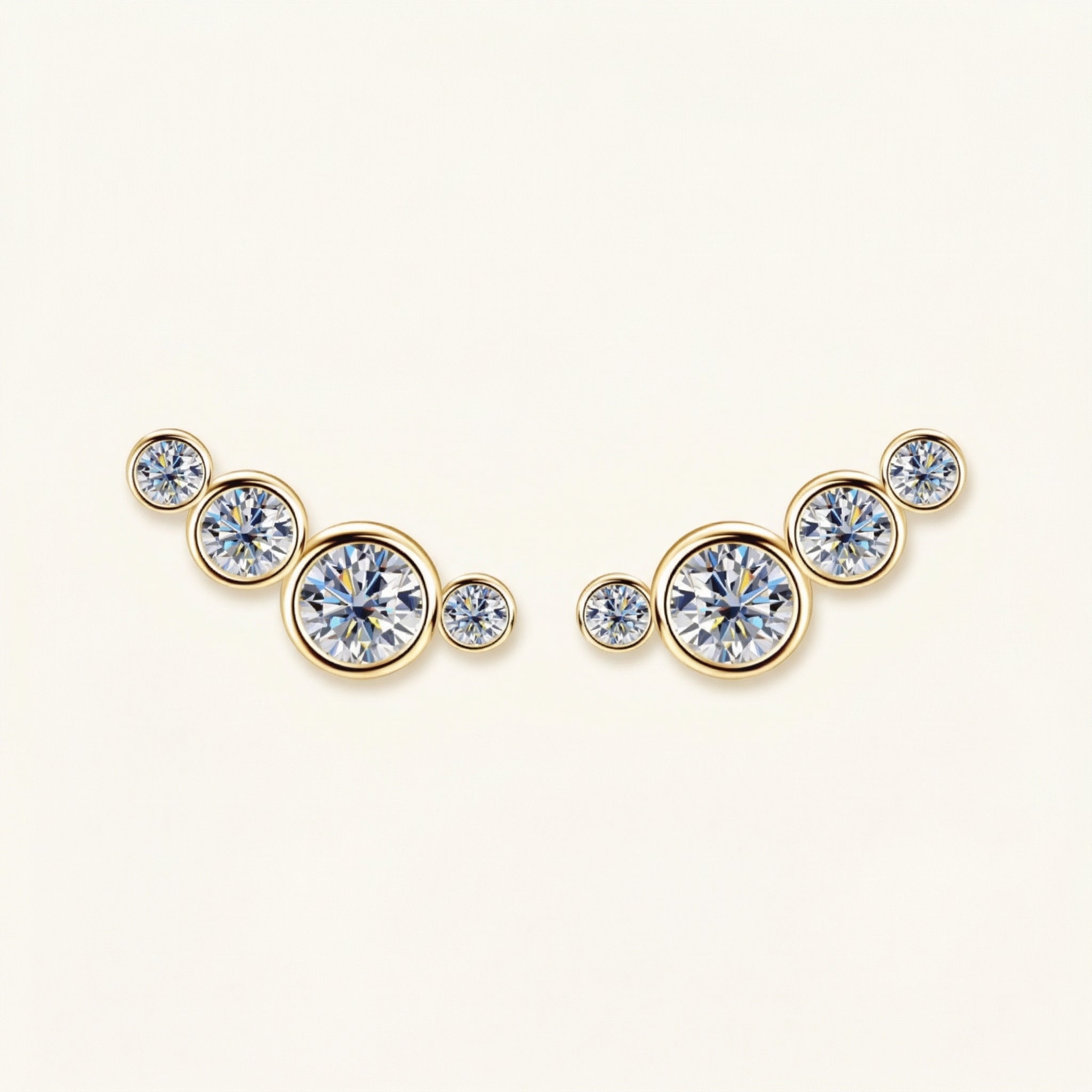 Siham Moissanite Earrings