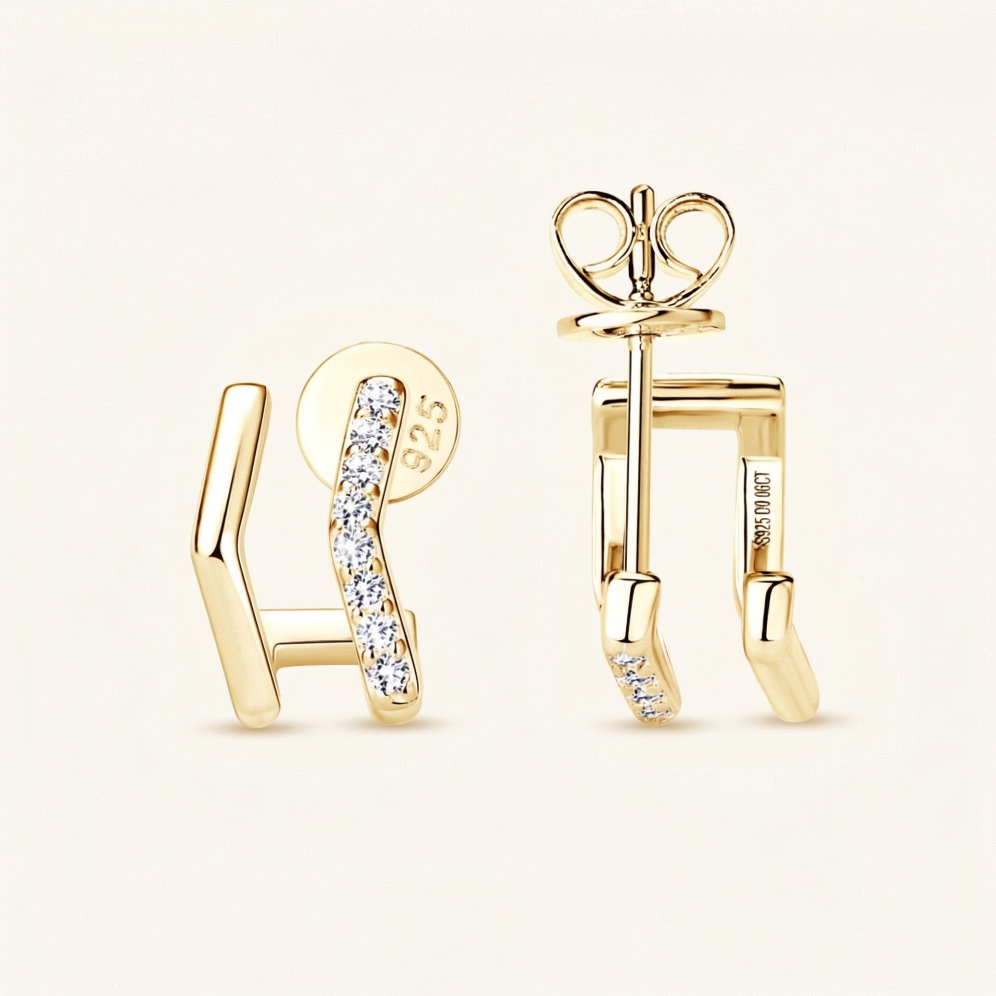 Sabreen Moissanite Earrings