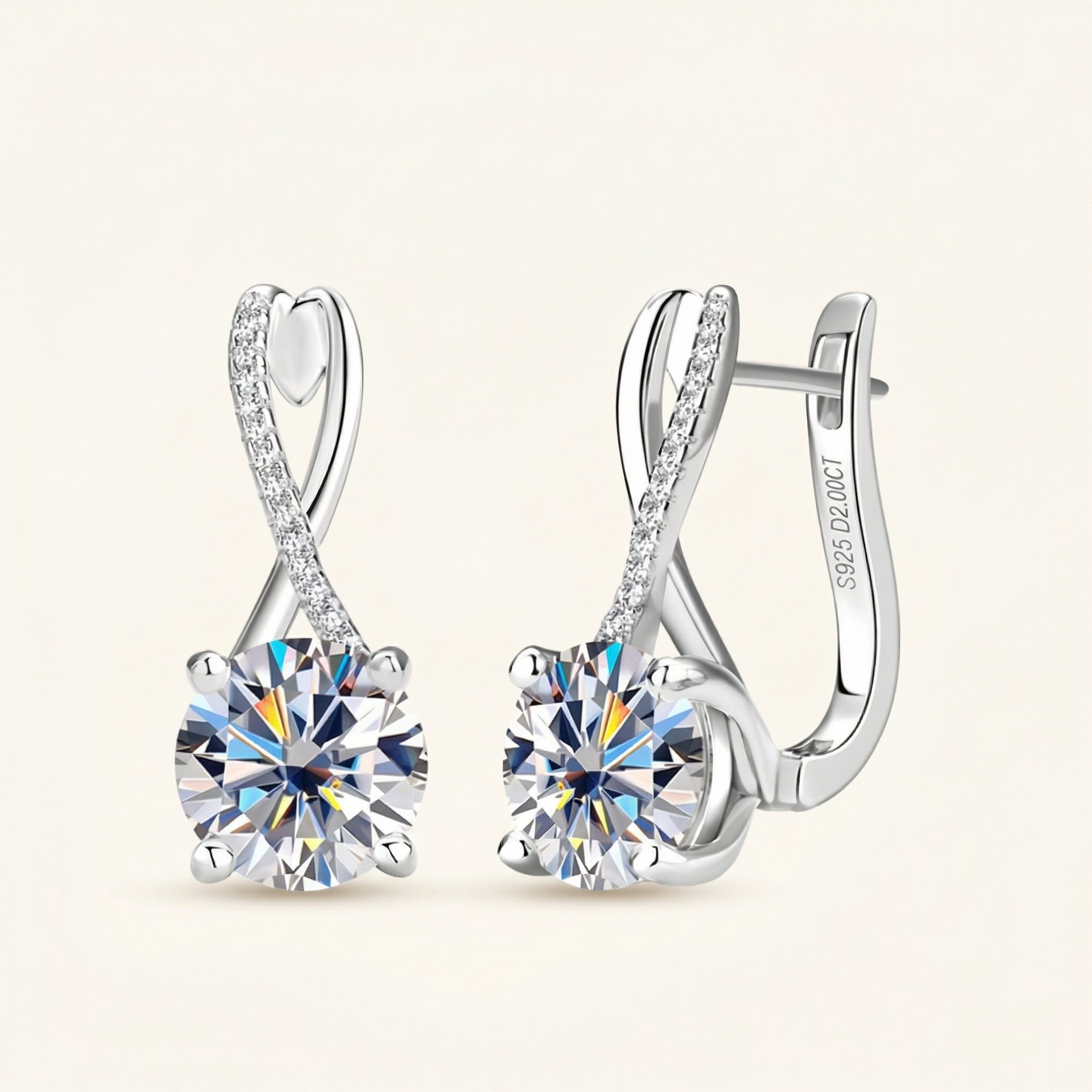 Rukan Moissanite Earrings