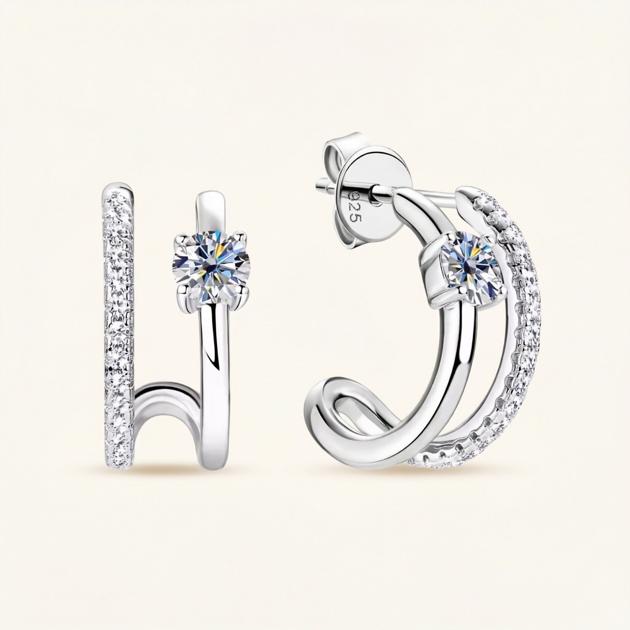 Shams Moissanite Earrings