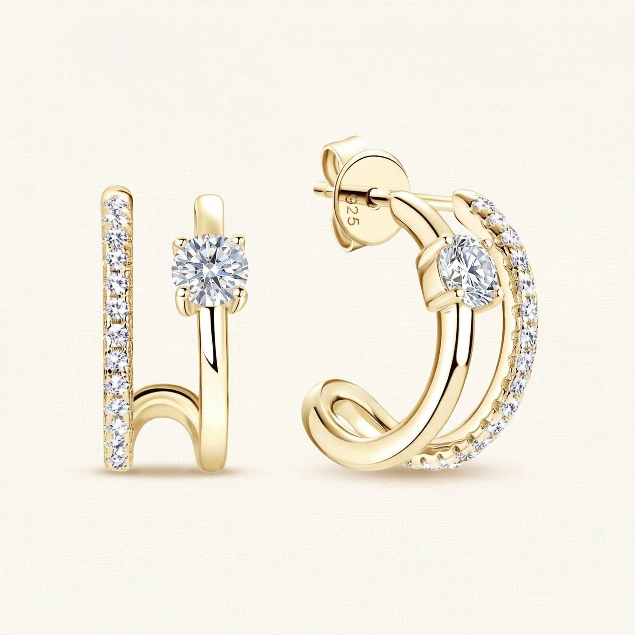 Shams Moissanite Earrings