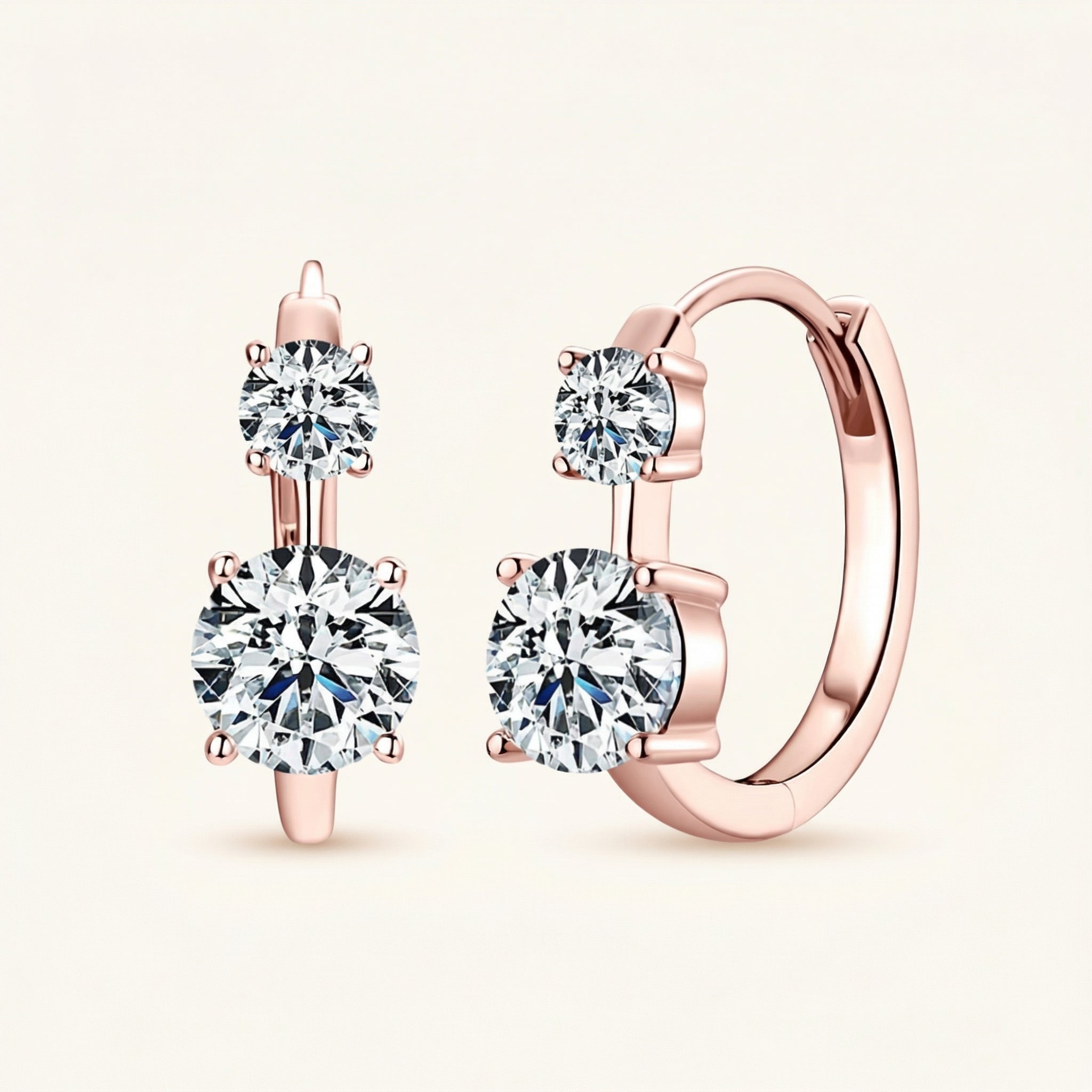 Razina Moissanite Earrings