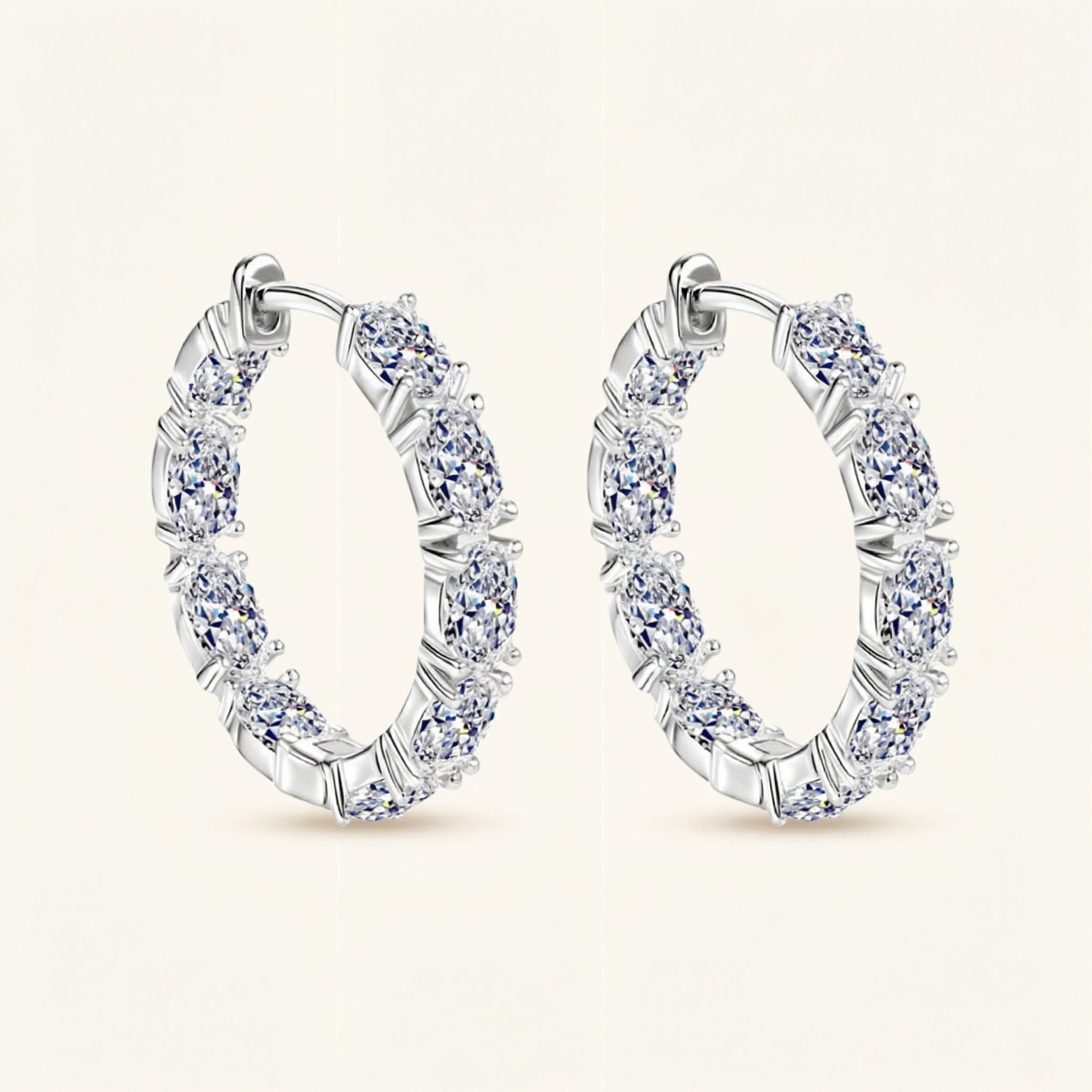 Howayda Moissanite Earrings