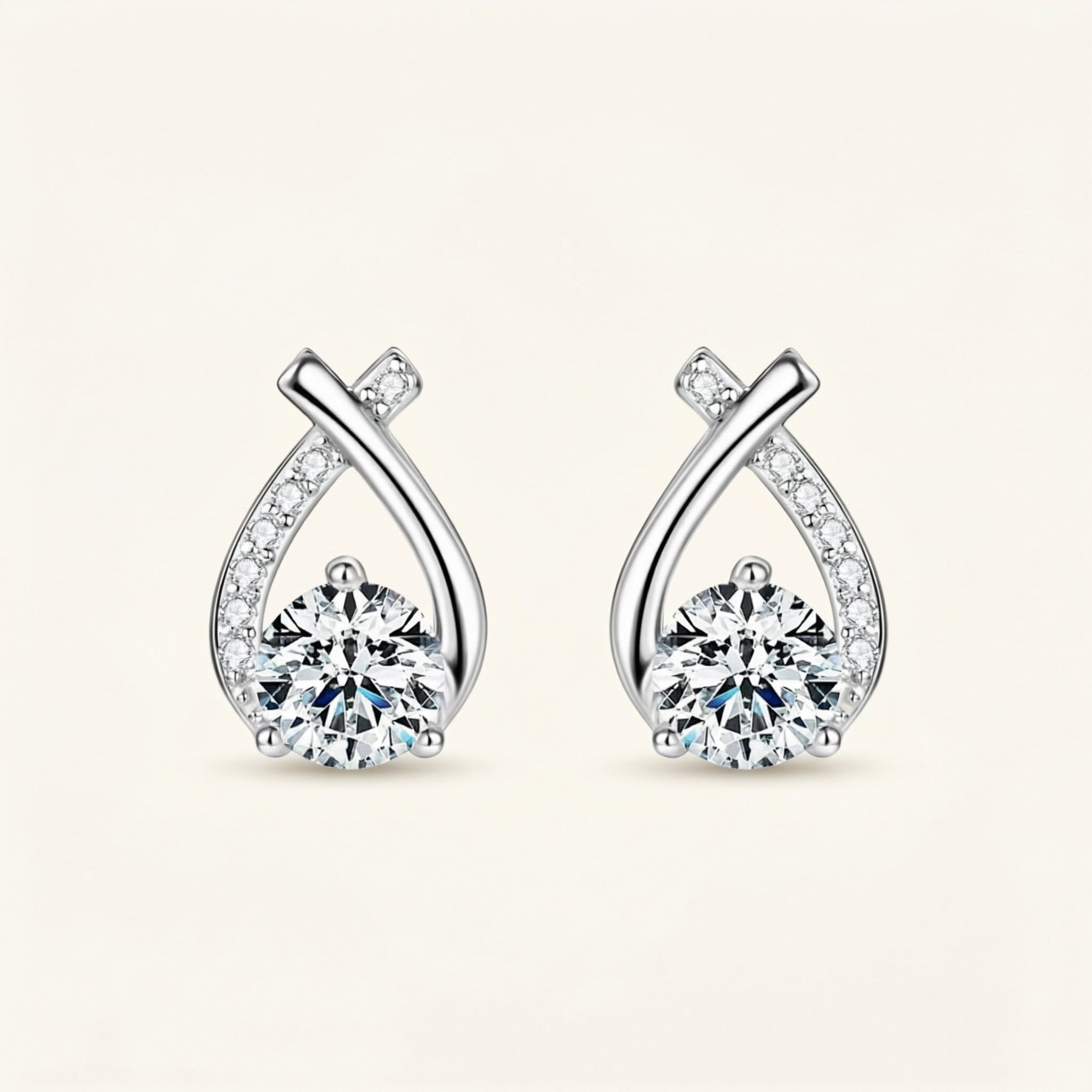 Kawkab Moissanite Earrings