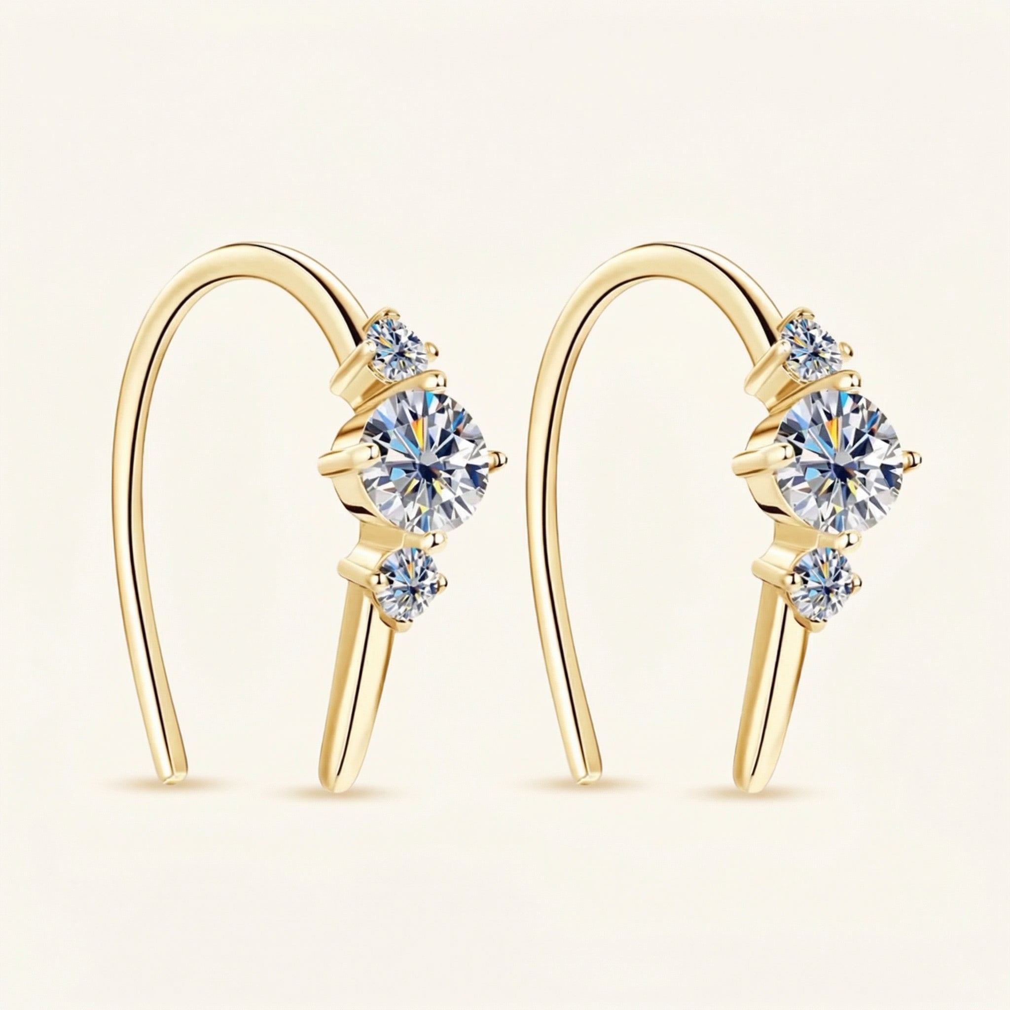 Samaher Moissanite Earrings