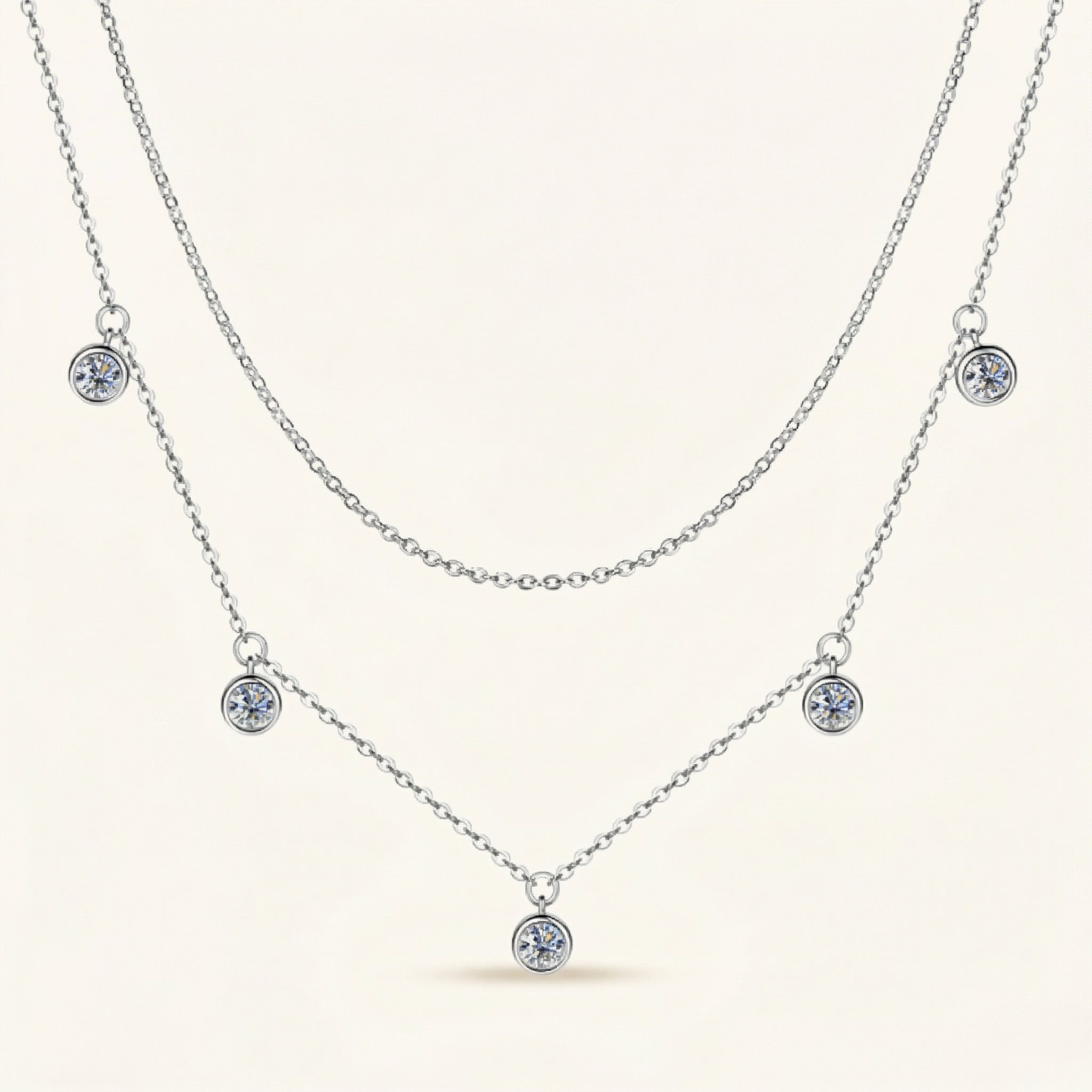 Samiha Moissanite Necklace