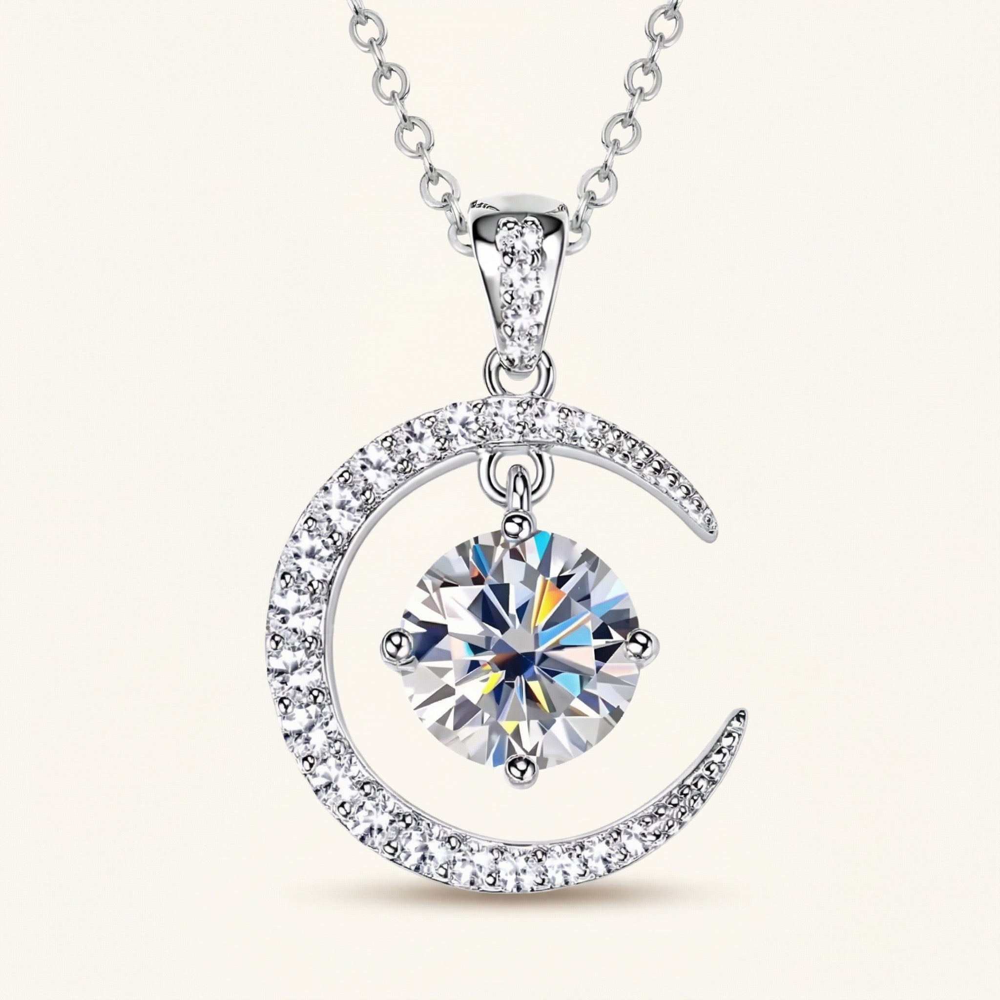 Saraa Moissanite Pendant