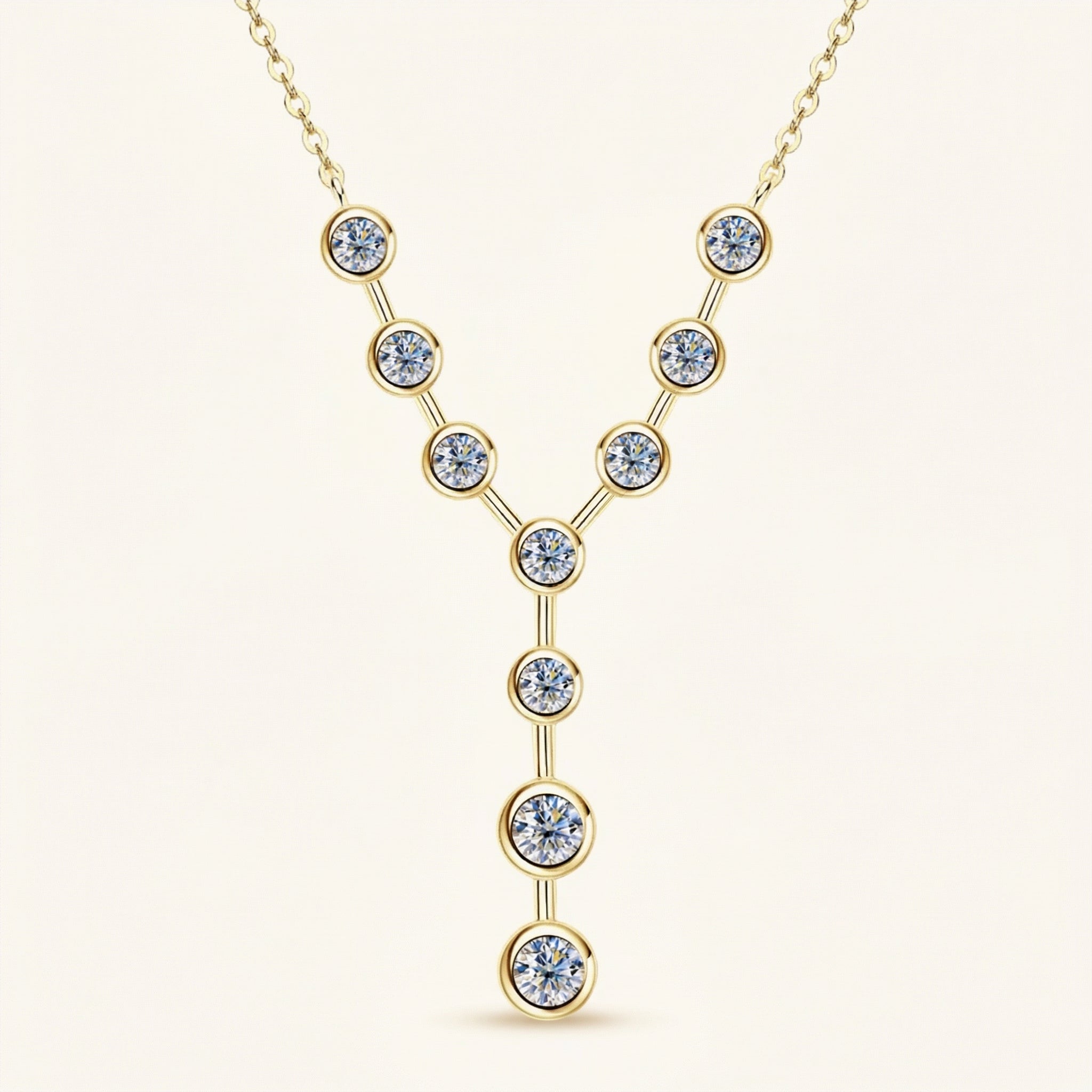 Suhaila Moissanite Necklace