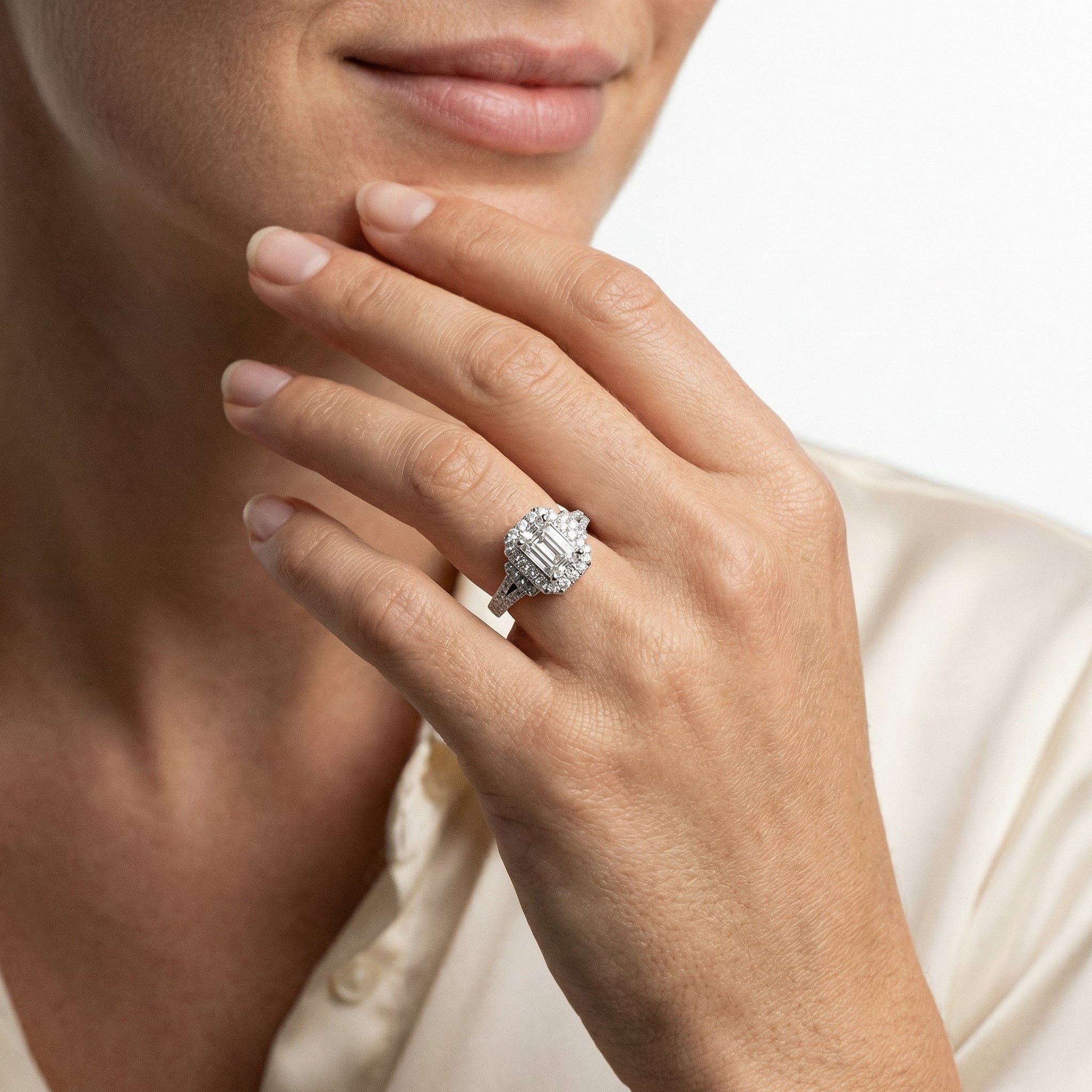 Rima Moissanite Ring