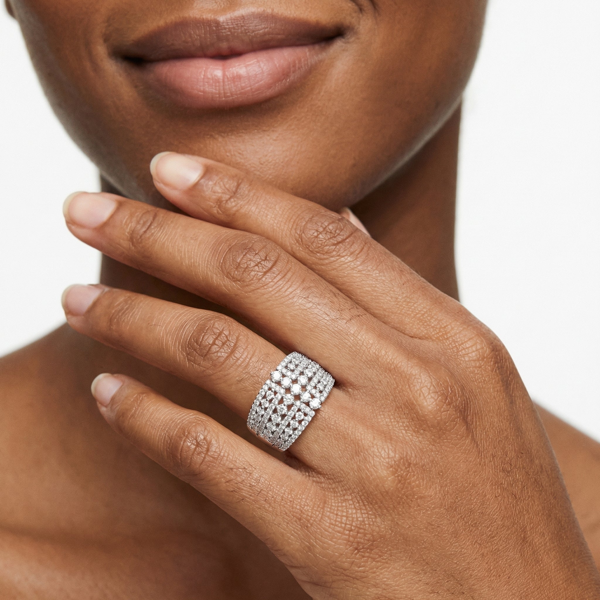 Mayada Moissanite Ring