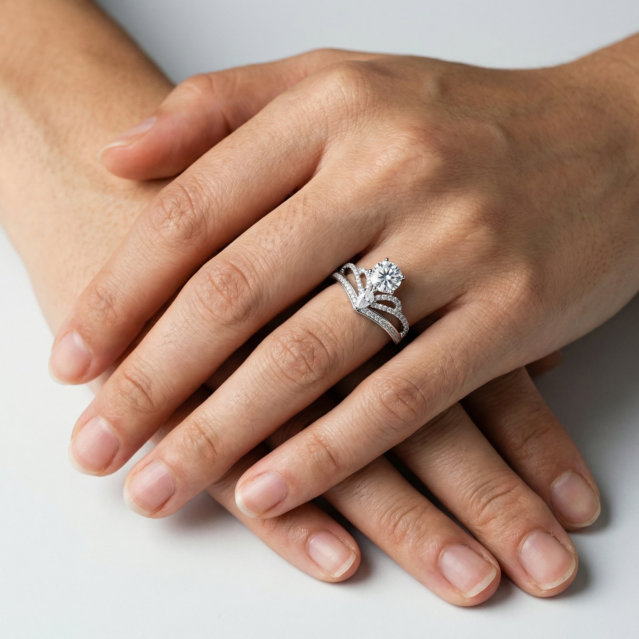 Suhair Moissanite Ring