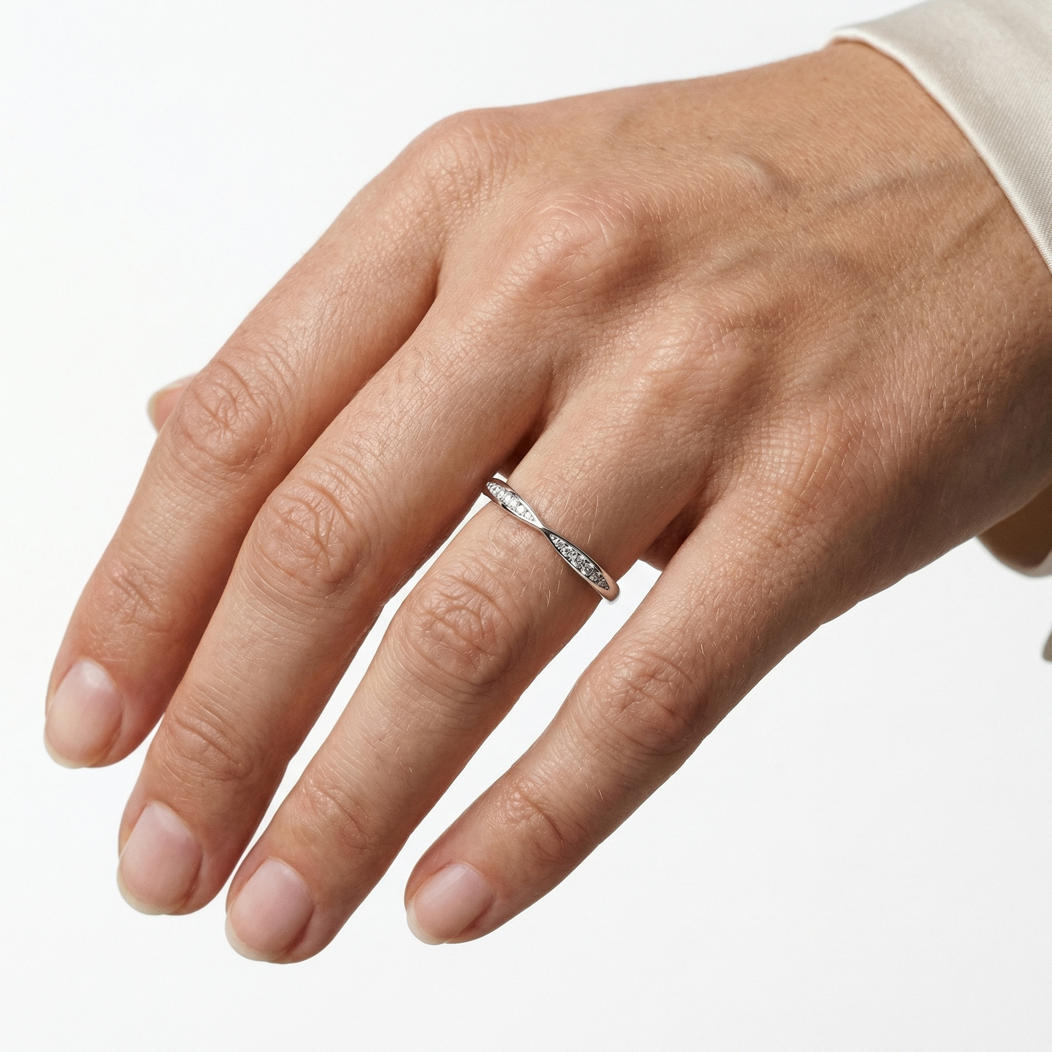 Zulekha Moissanite Ring