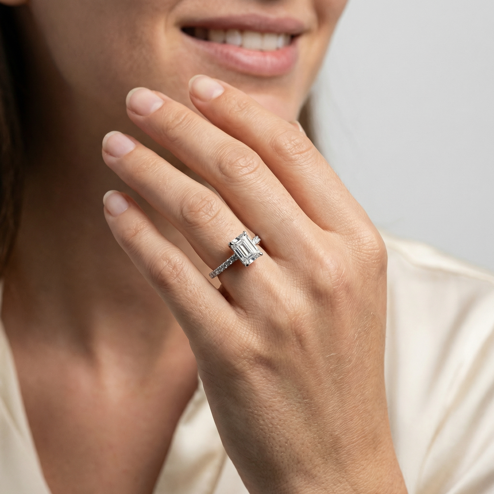 Sara Moissanite Ring