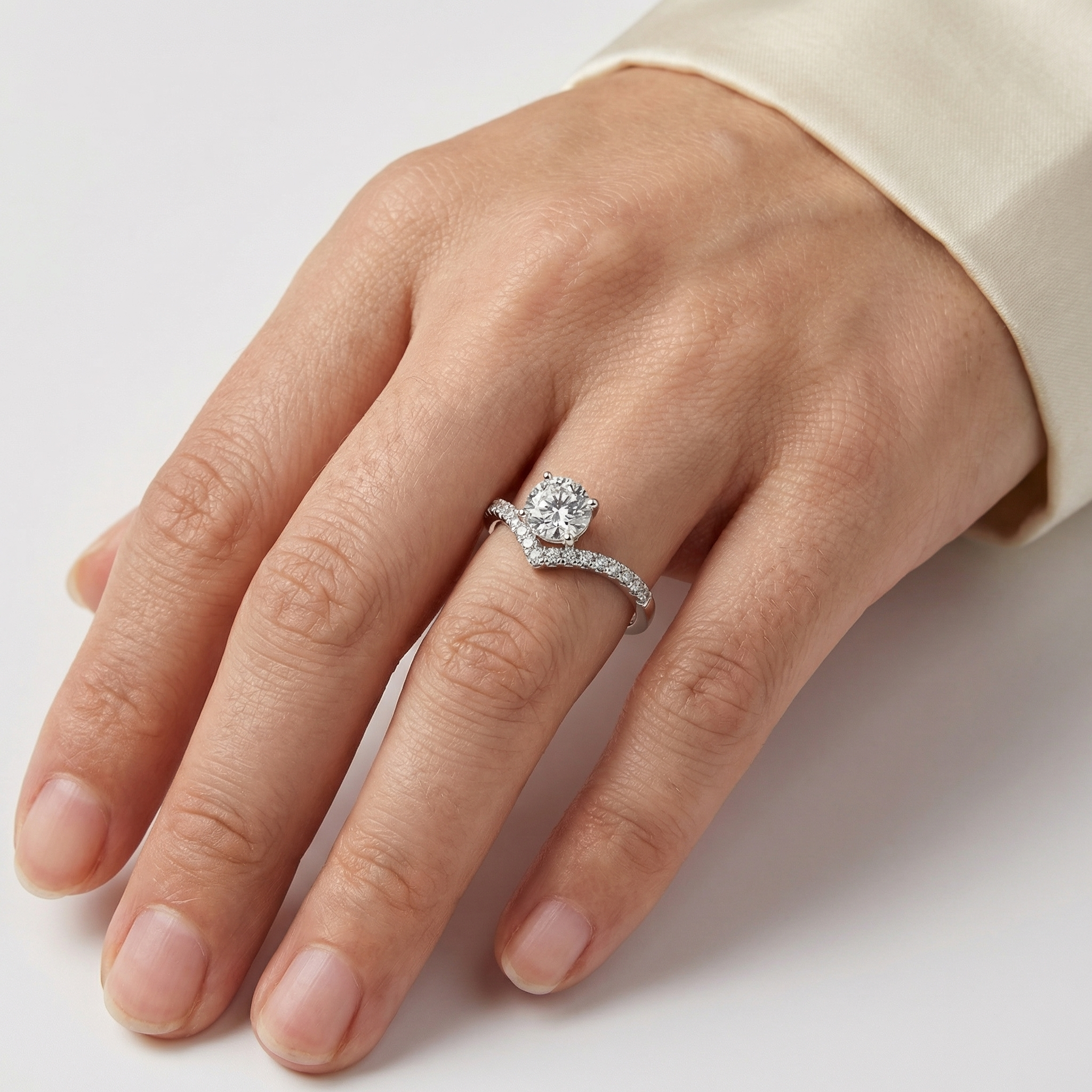 Jana Moissanite Ring