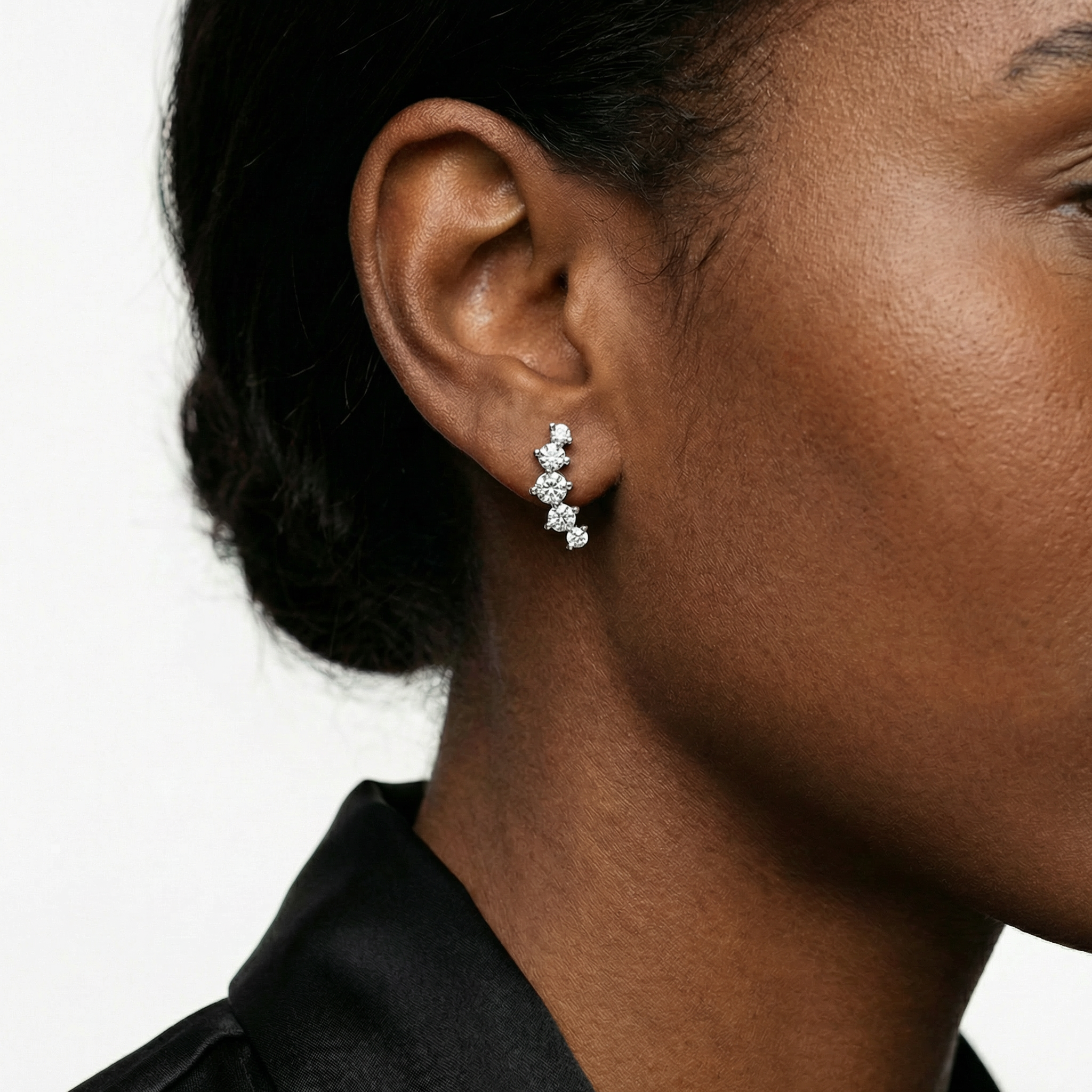 Raina Moissanite Earrings
