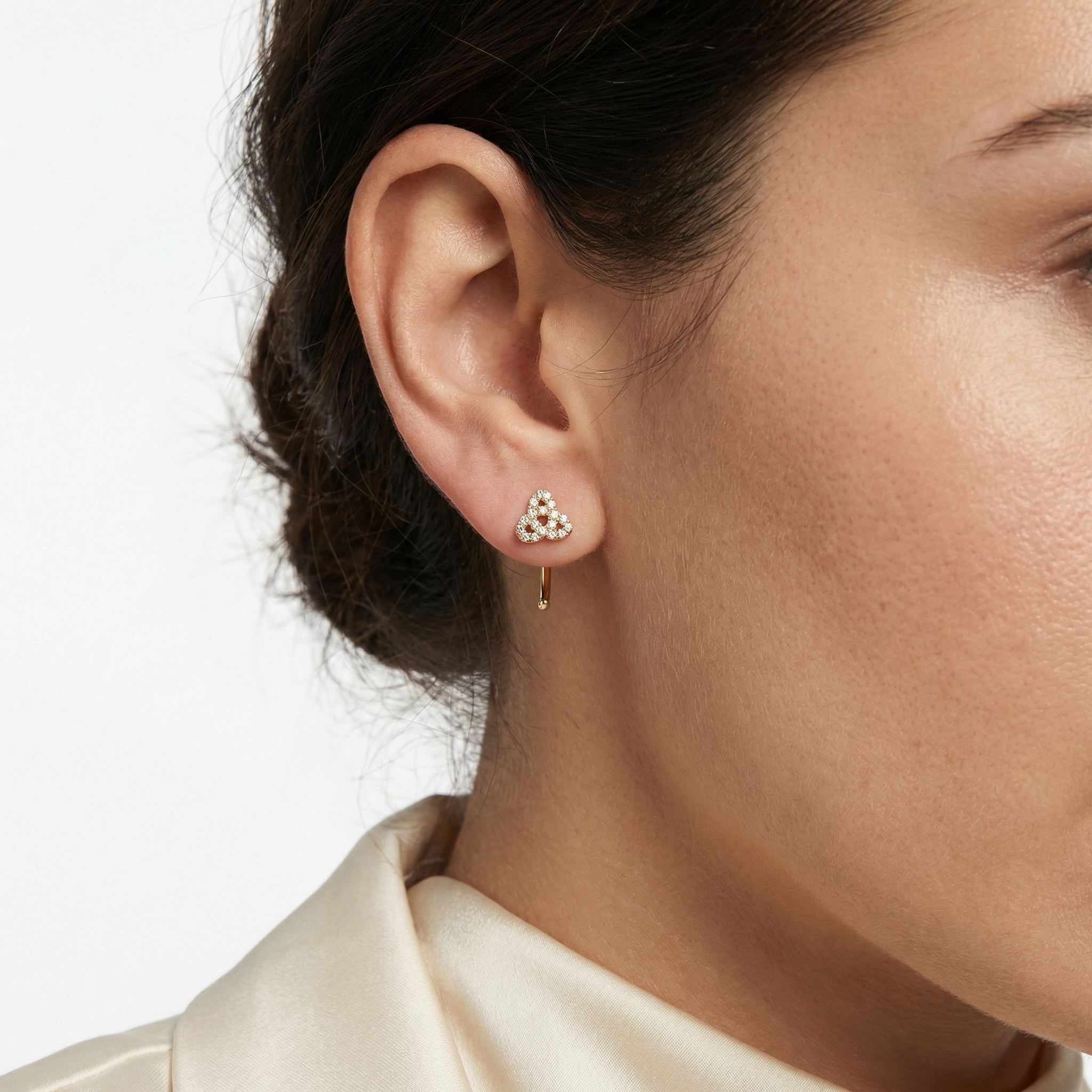 Roqaya Moissanite Earrings