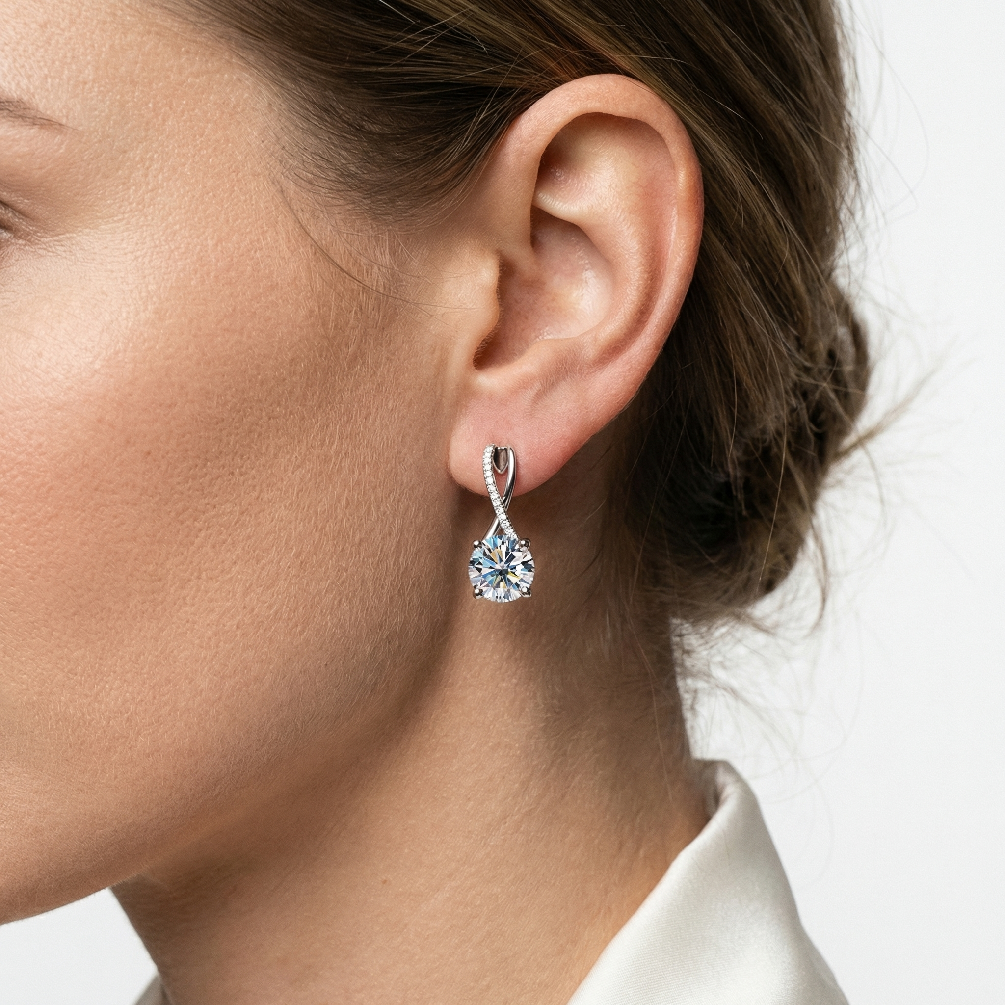 Rukan Moissanite Earrings