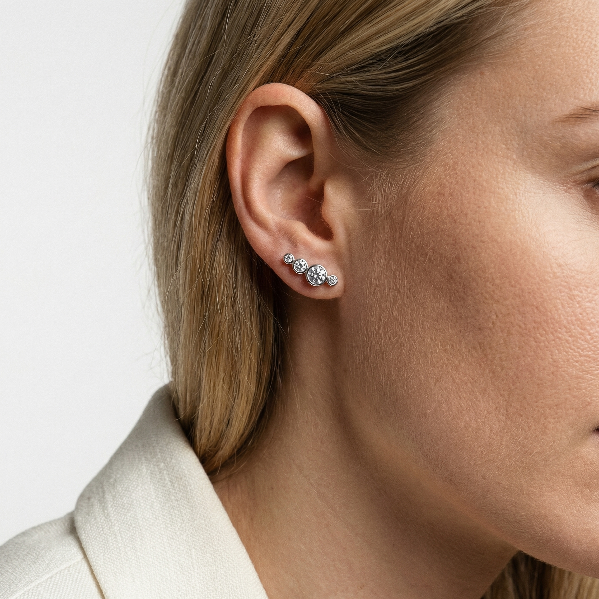 Siham Moissanite Earrings