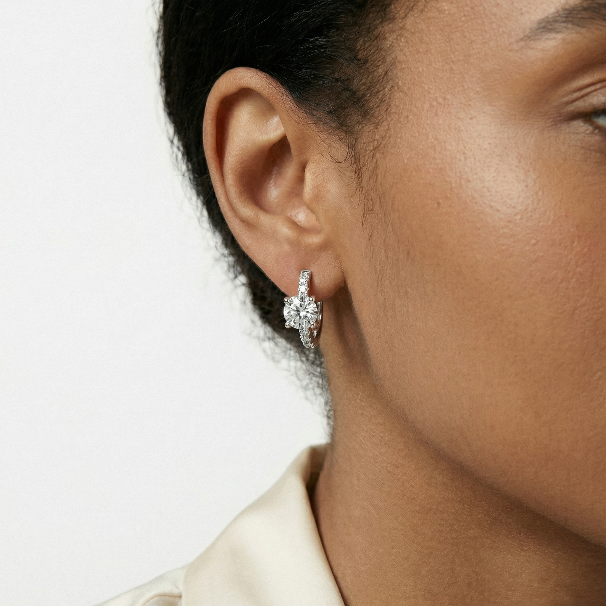 Tamadur Moissanite Earrings