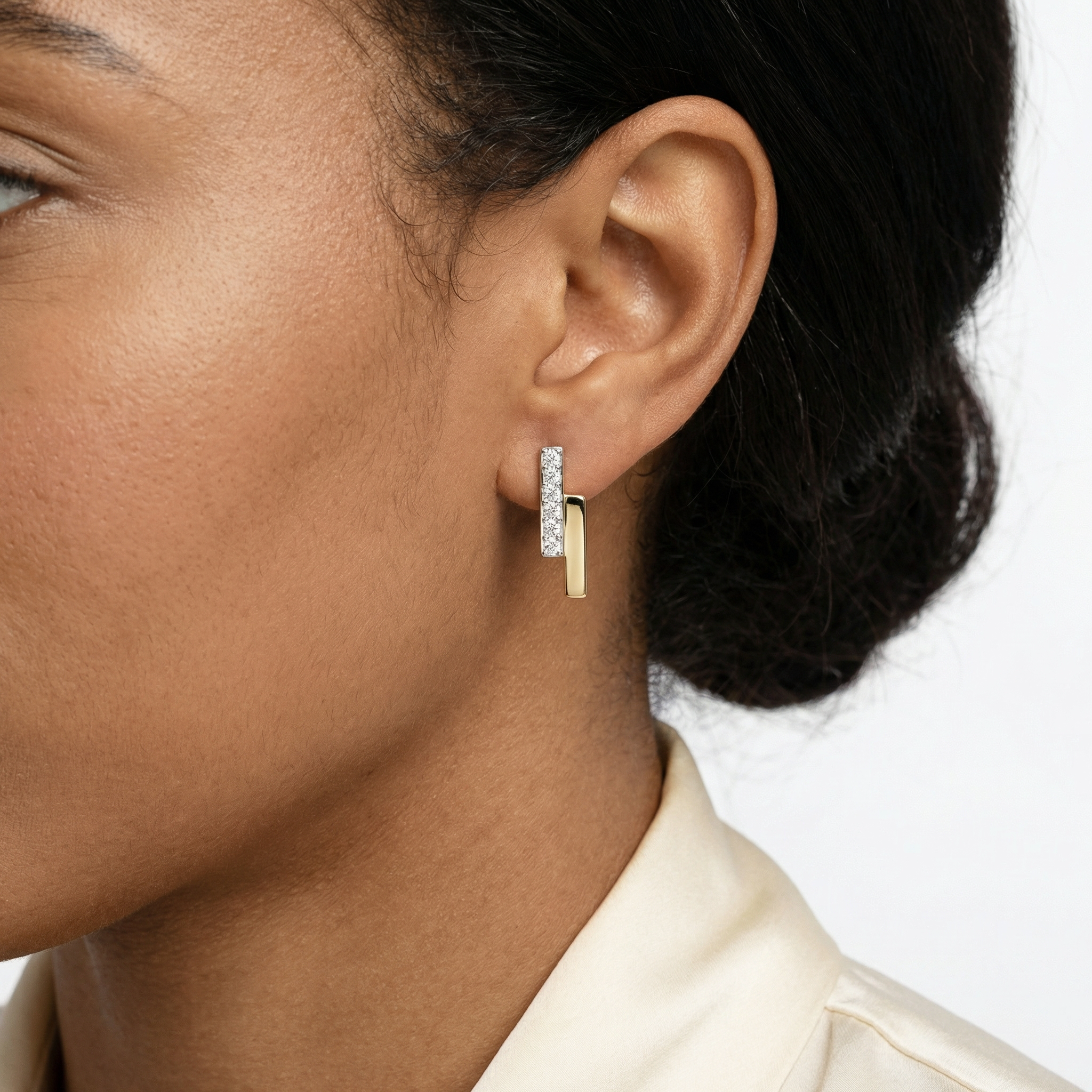 Zikra Moissanite Earrings