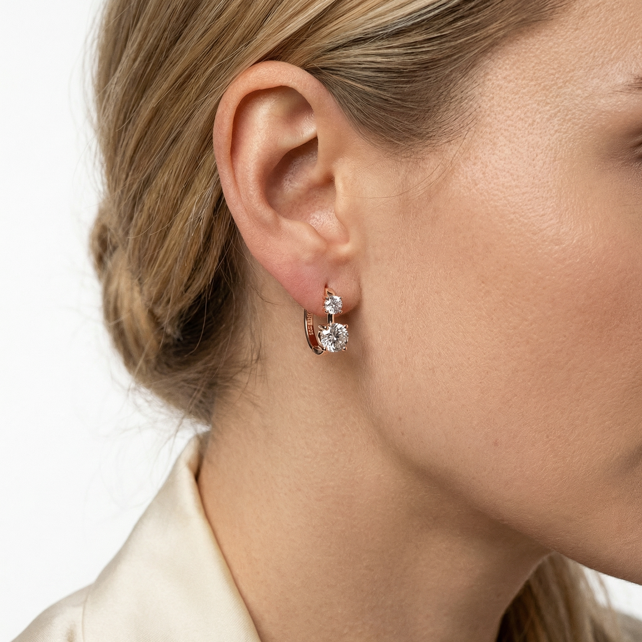 Razina Moissanite Earrings