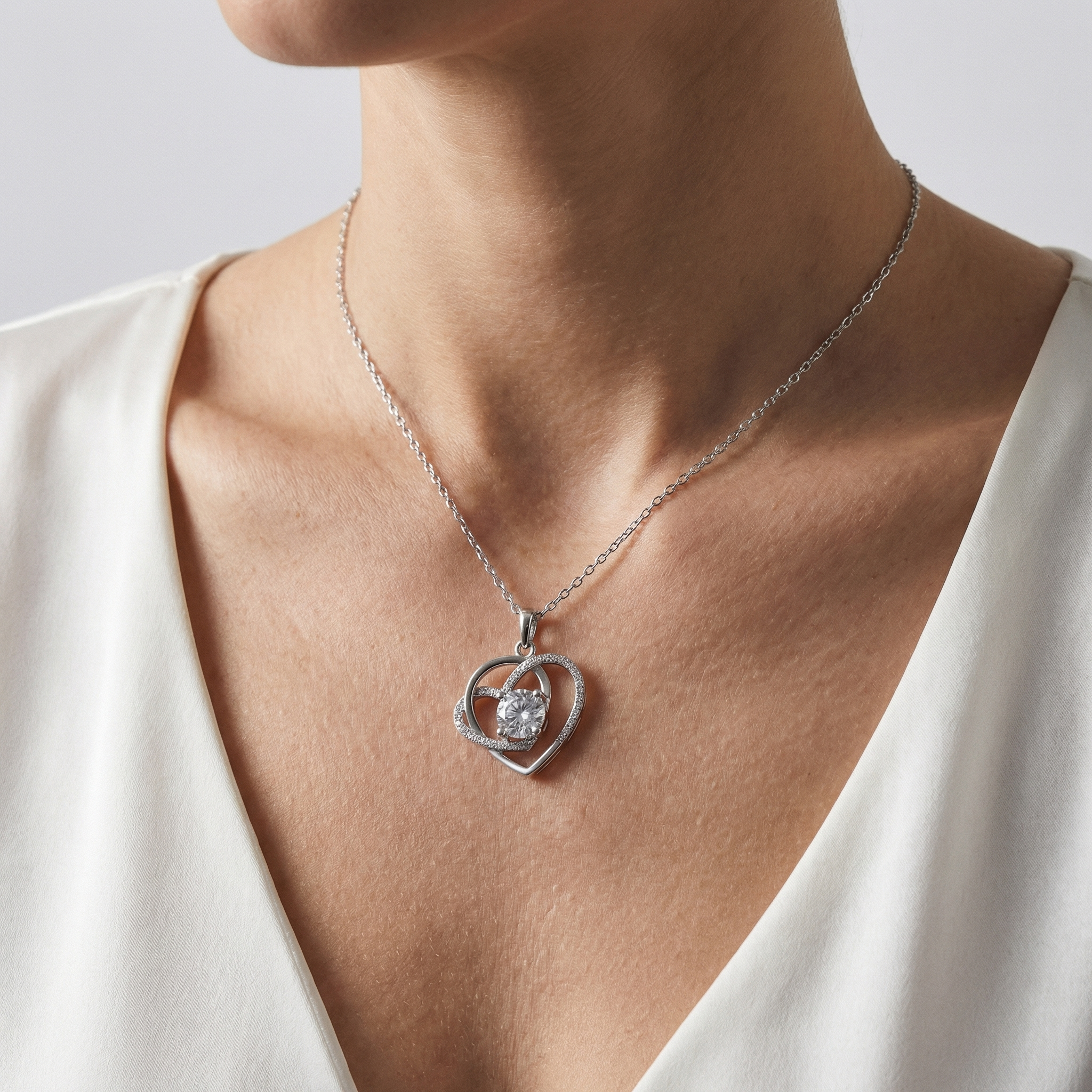 Jouhaina Moissanite Necklace