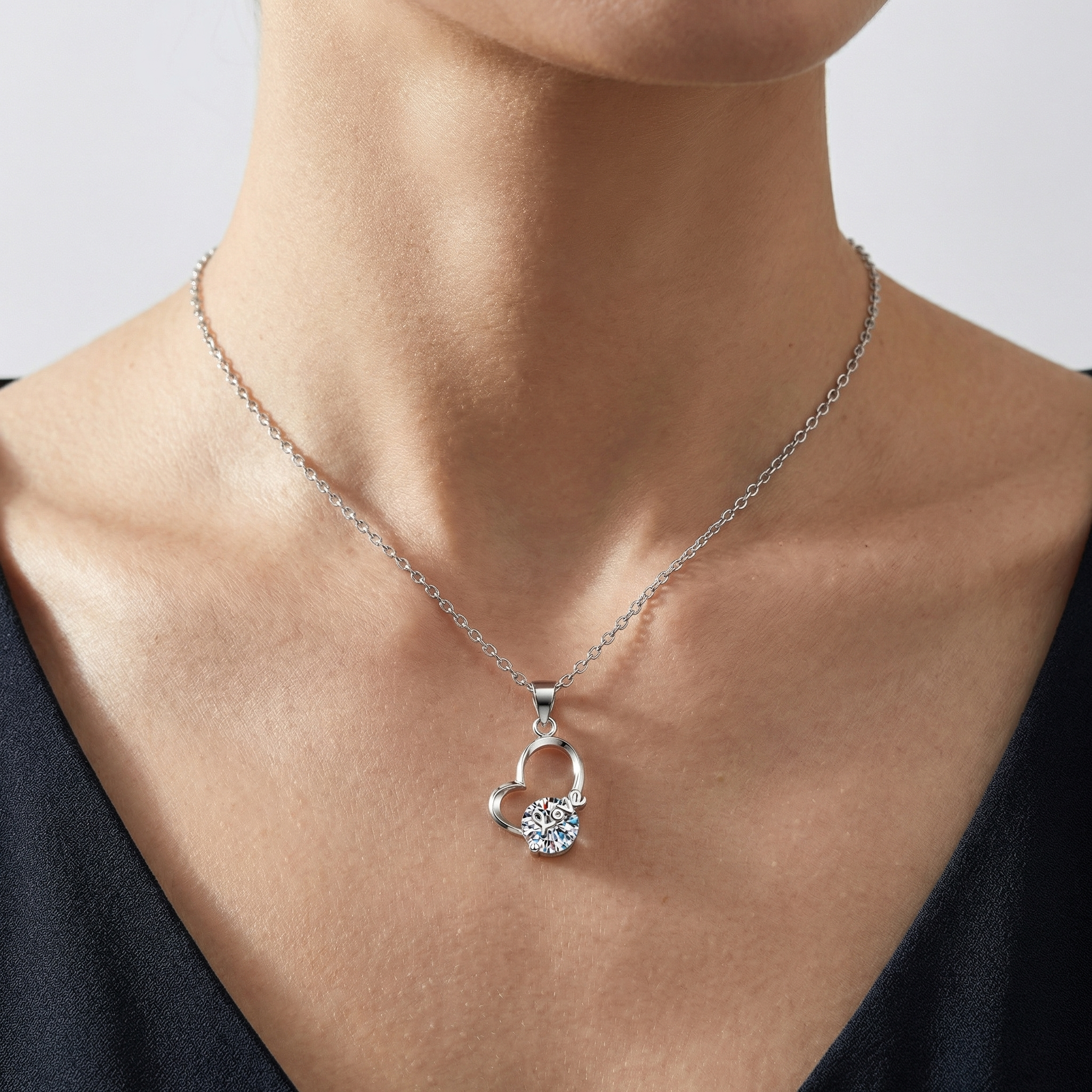 Meera Moissanite Necklace