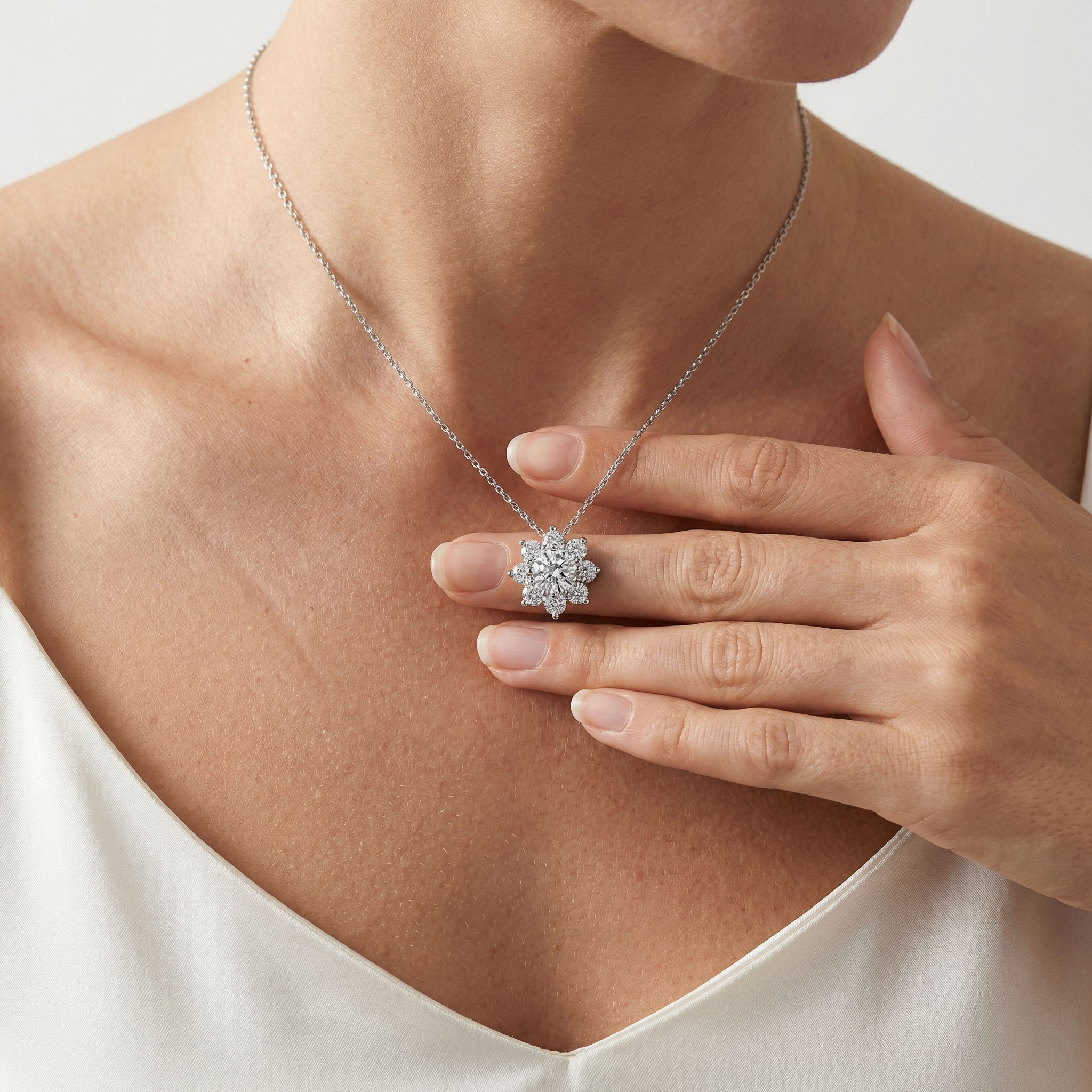 Nimah Moissanite Necklace