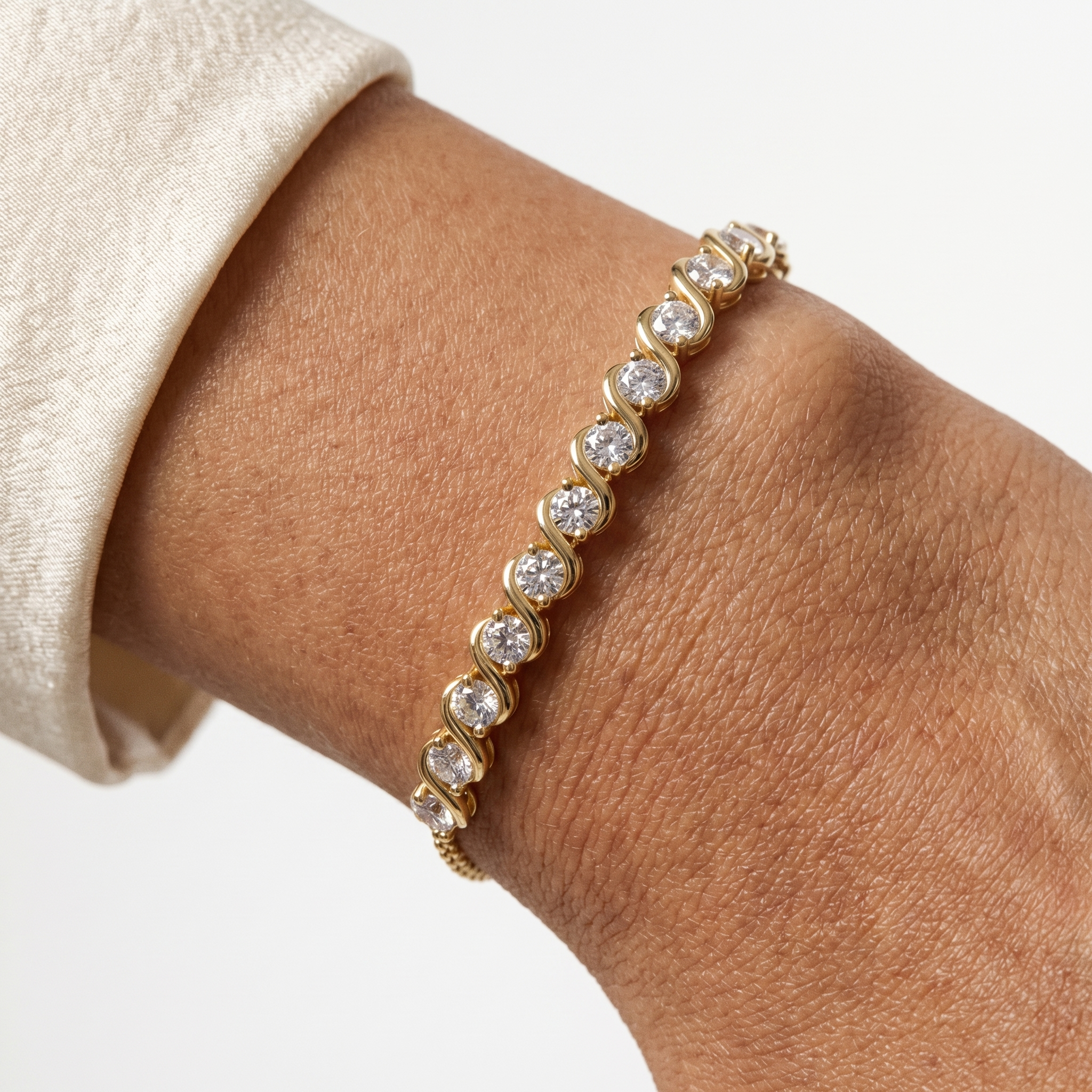 Nisaya Moissanite Bracelet
