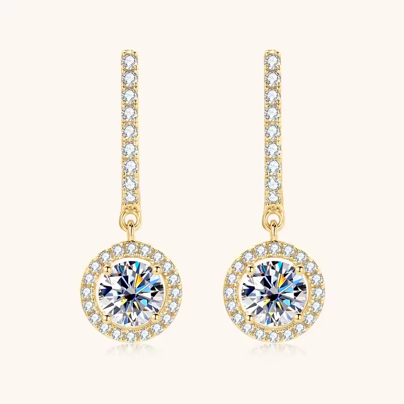 Areej Moissanite Earrings