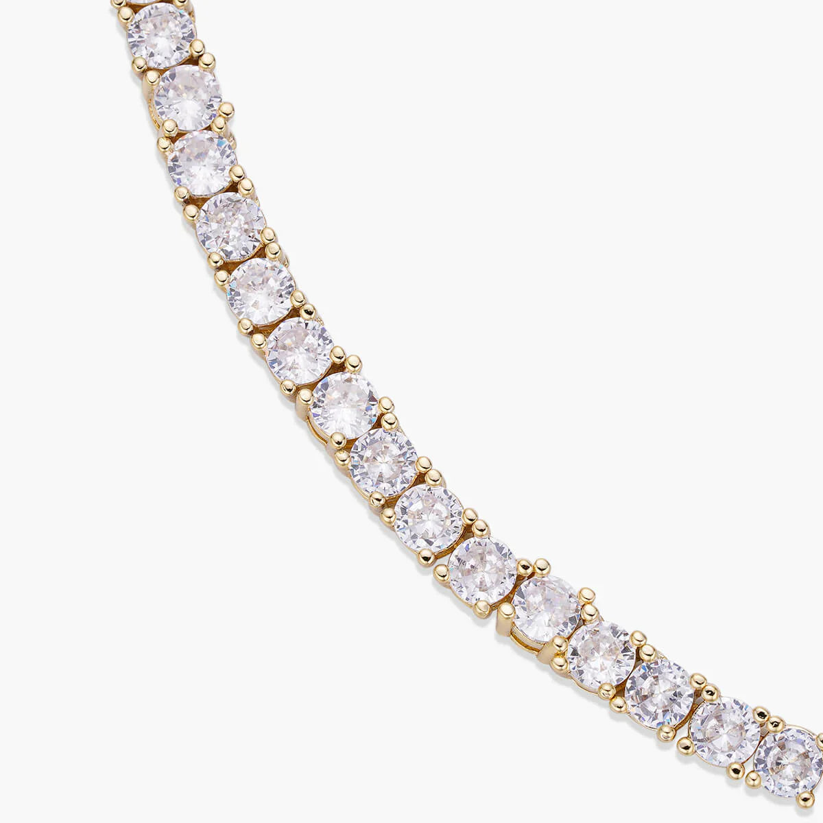 قلادة تنس من الموزانيت - 4 مم