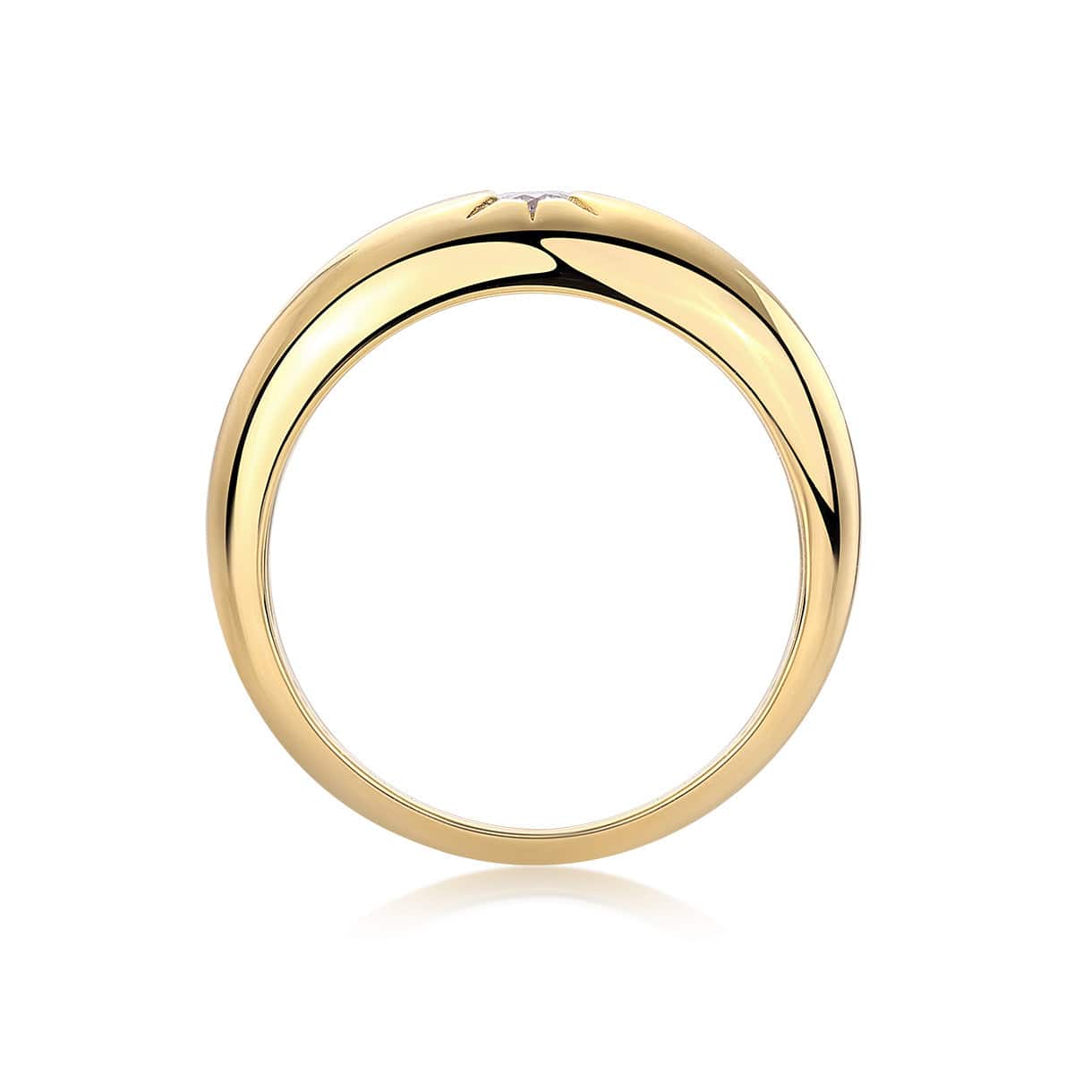 Malika Moissanite Ring