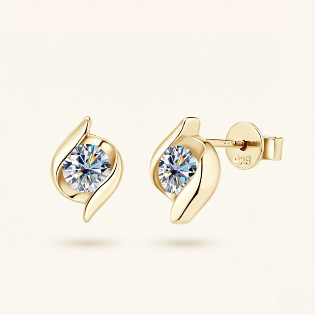 Asma Moissanite Earrings
