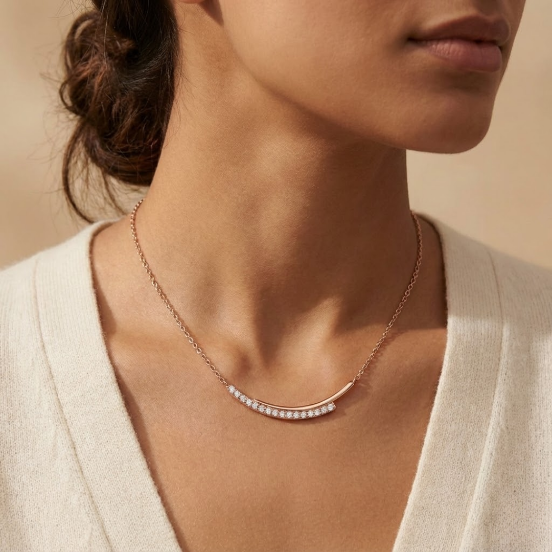 Salma Moissanite Necklace