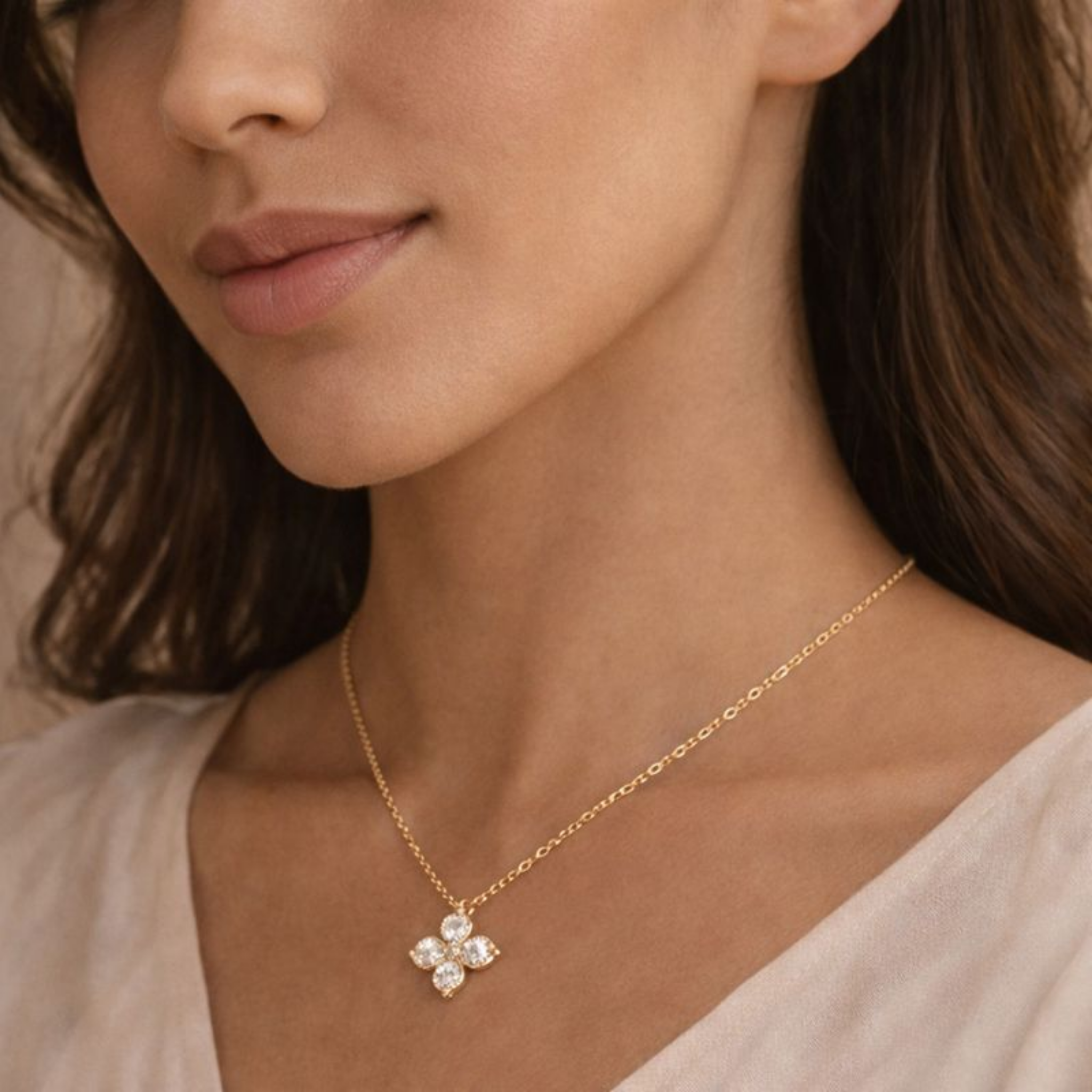 قلادة فريحة من المويسانايت