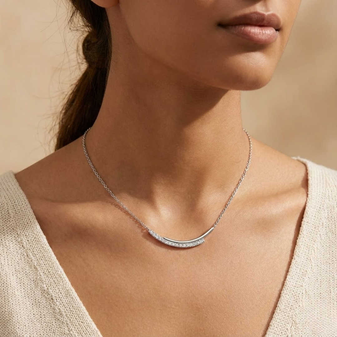 Salma Moissanite Necklace