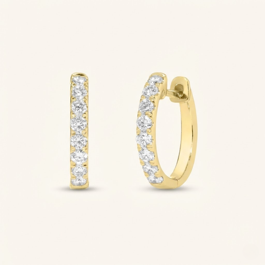 Lubna Moissanite Earrings